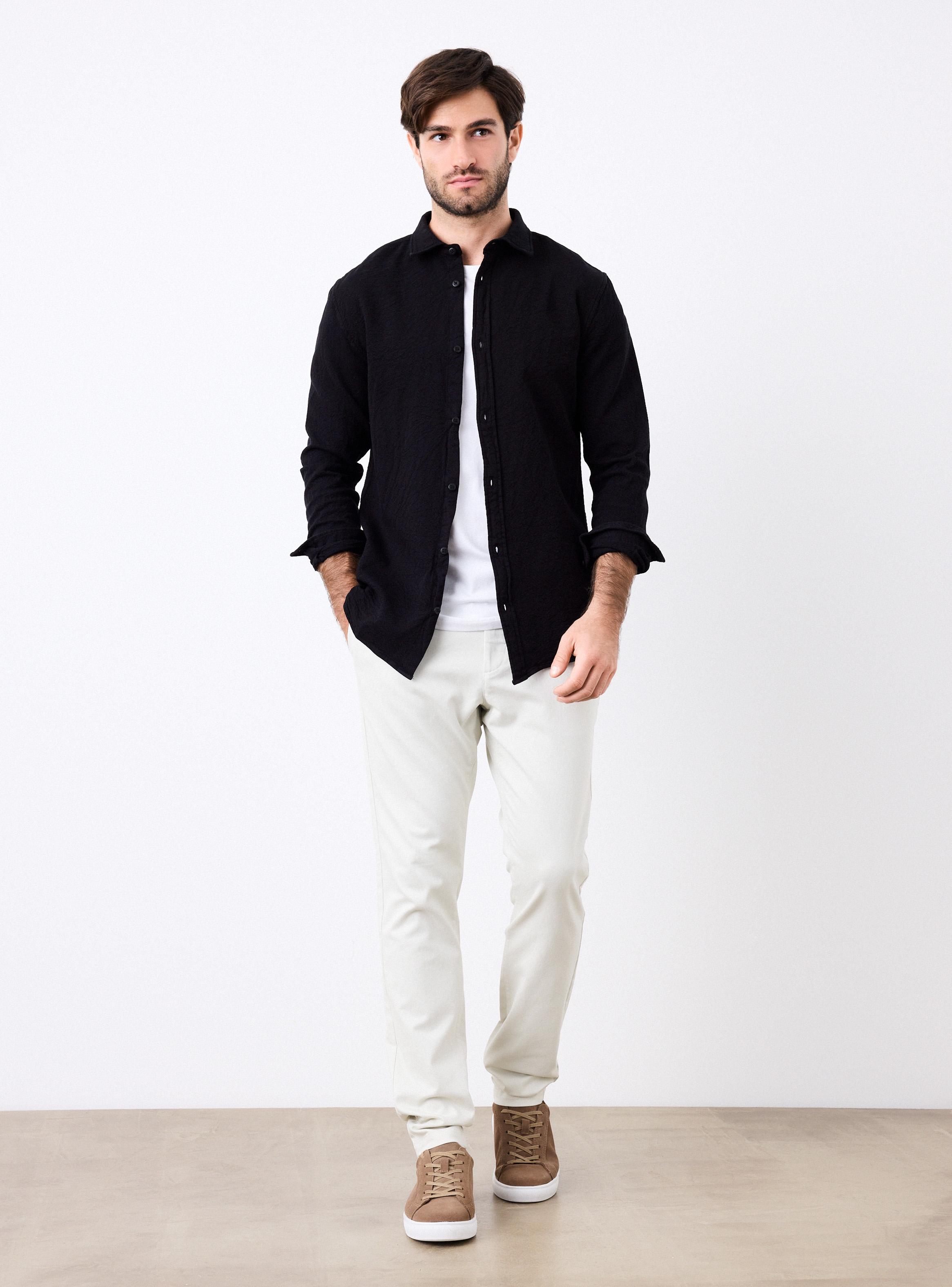 Camisa Algodón Dobby-4