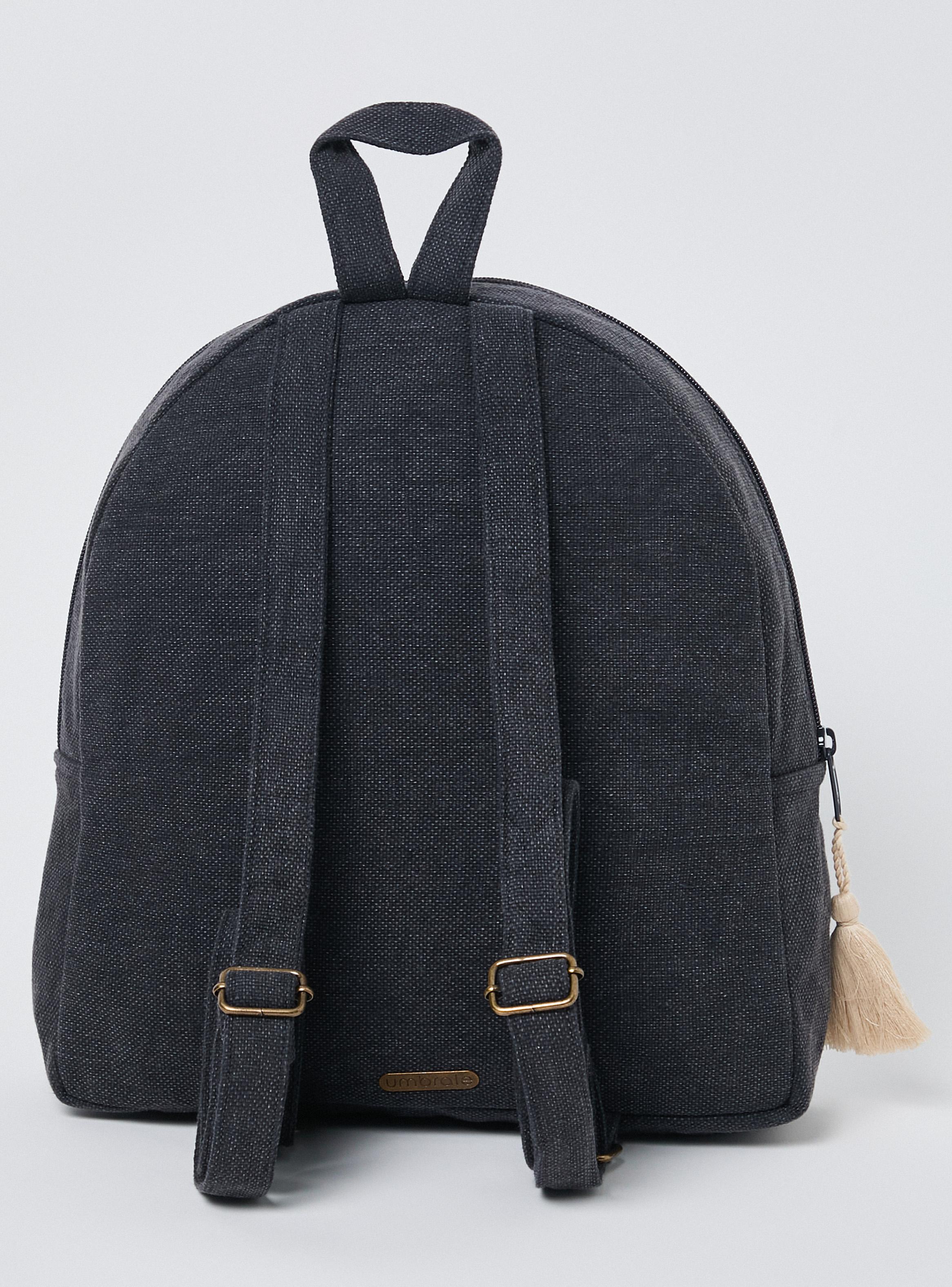 Mochila Canvas Bordada-2