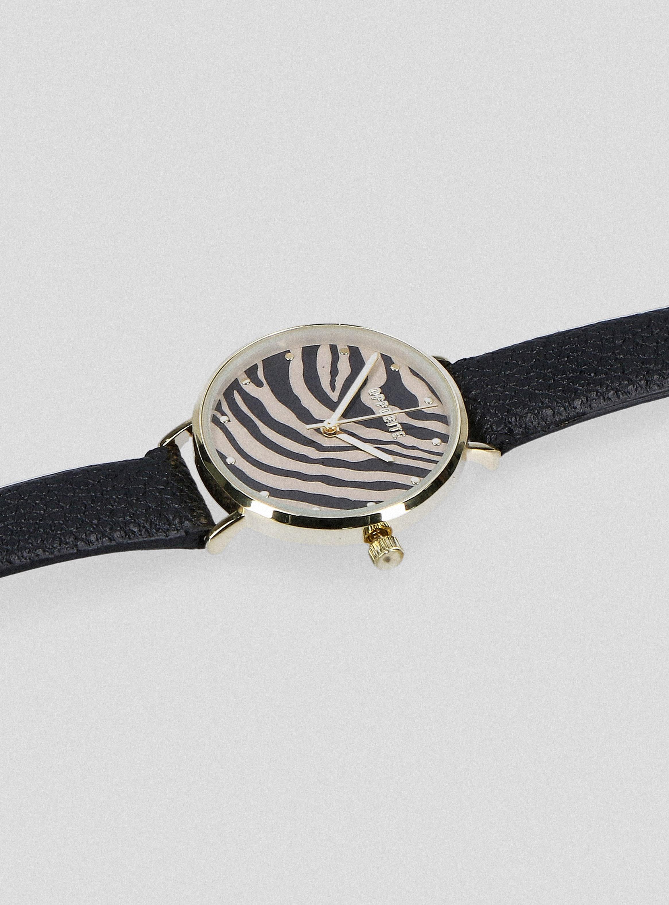 Reloj Análogo Animal Print Gold Mujer-2