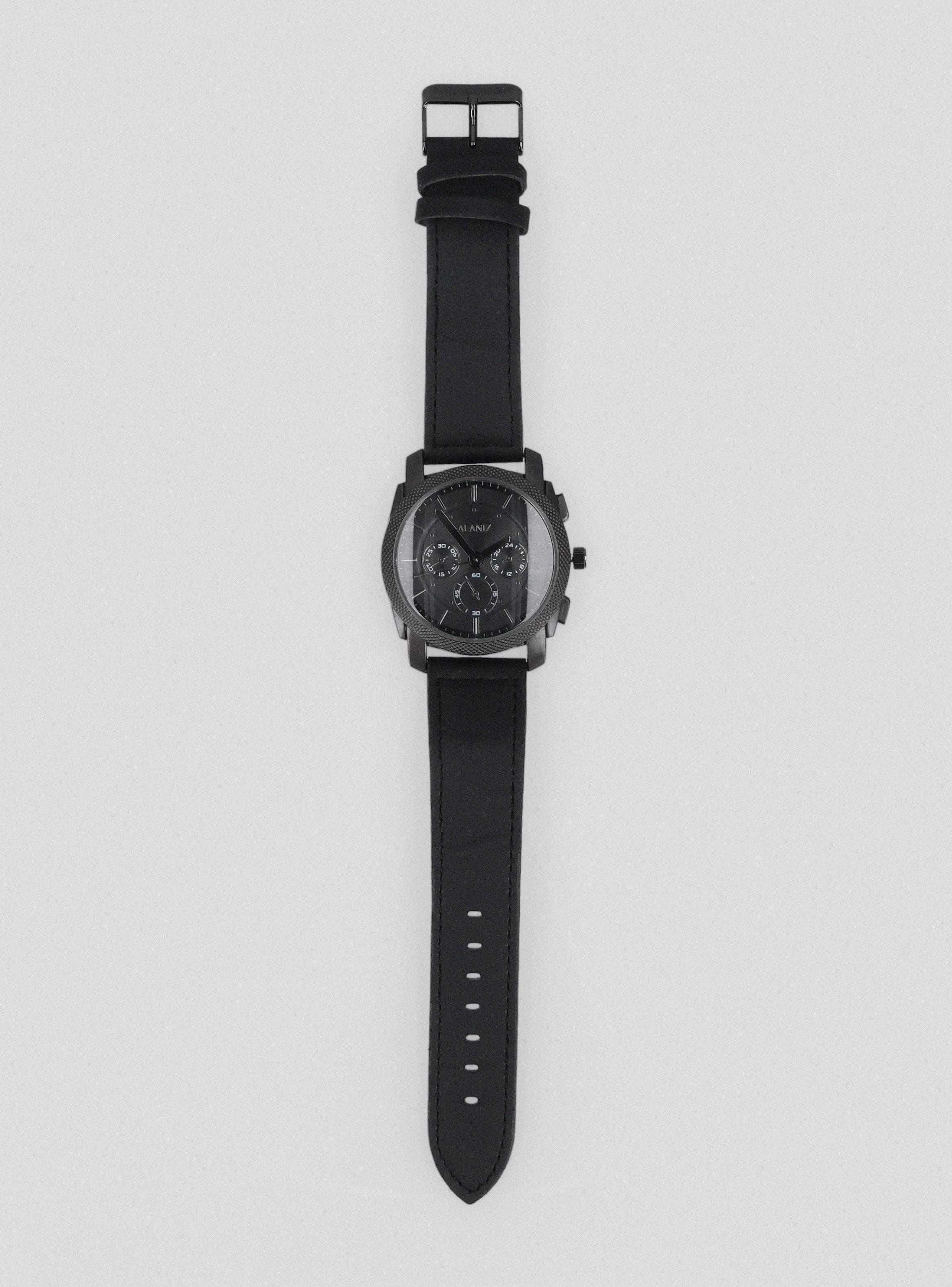 Pack Reloj Análogo Black Hombre + Strap Anteojos-4