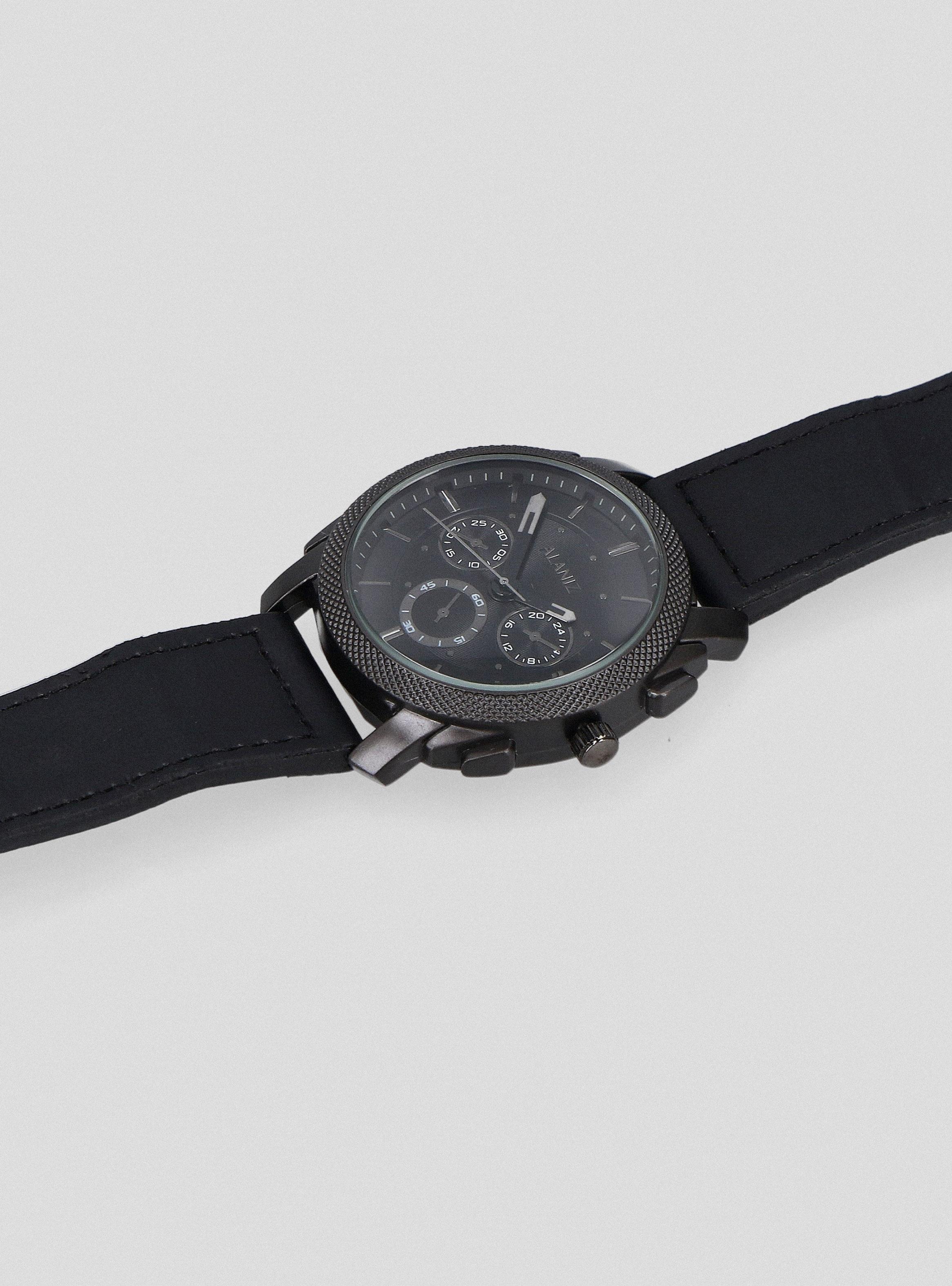 Pack Reloj Análogo Black Hombre + Strap Anteojos-5
