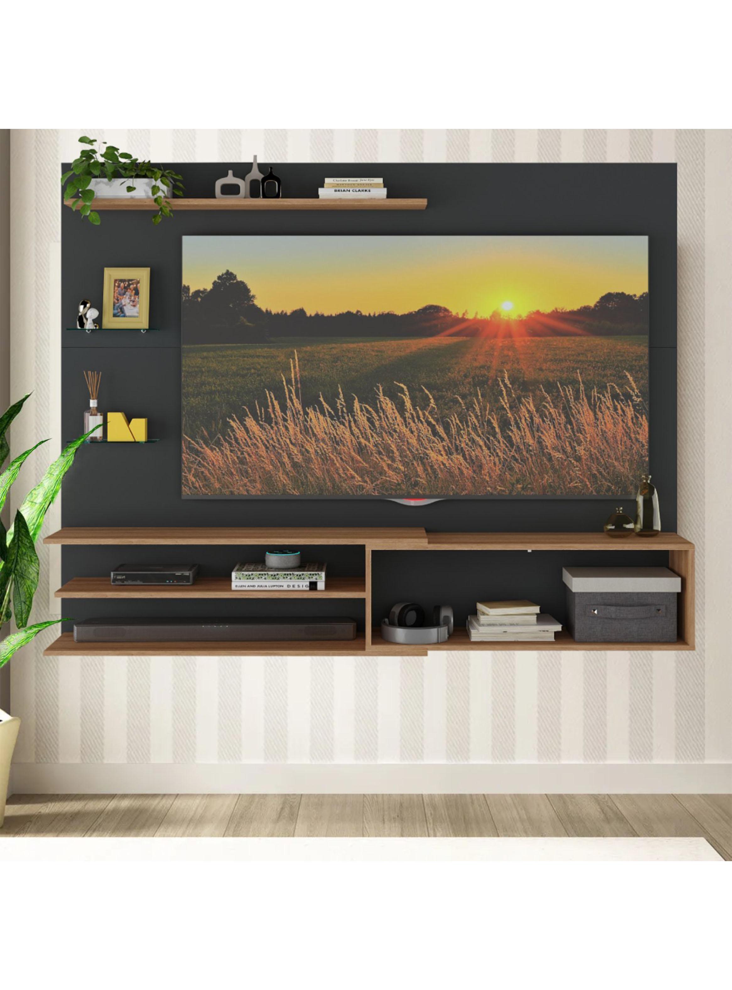 Rack Pared Be 65" Negro Miel-4