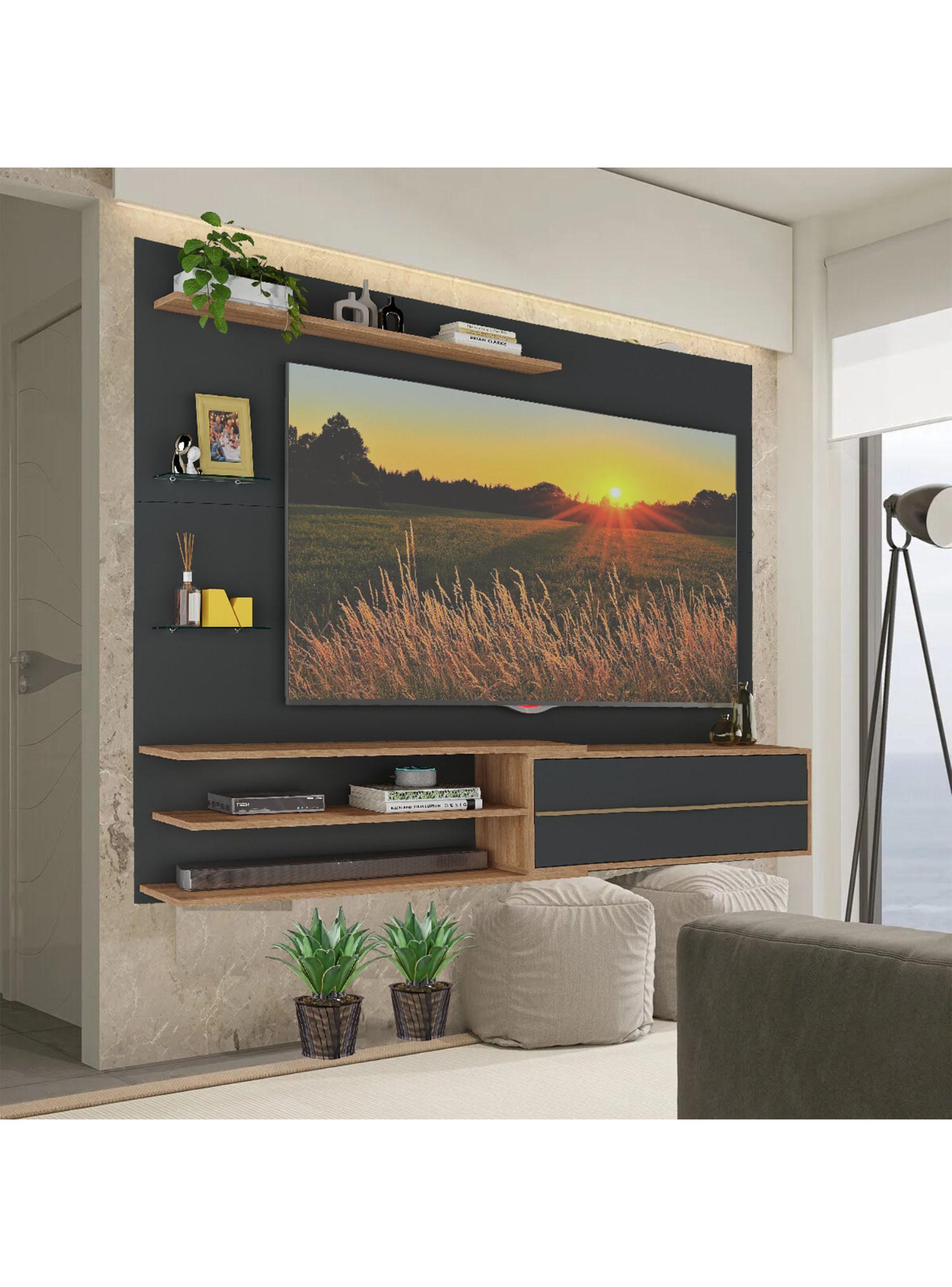 Rack Pared Be 65" Negro Miel-3