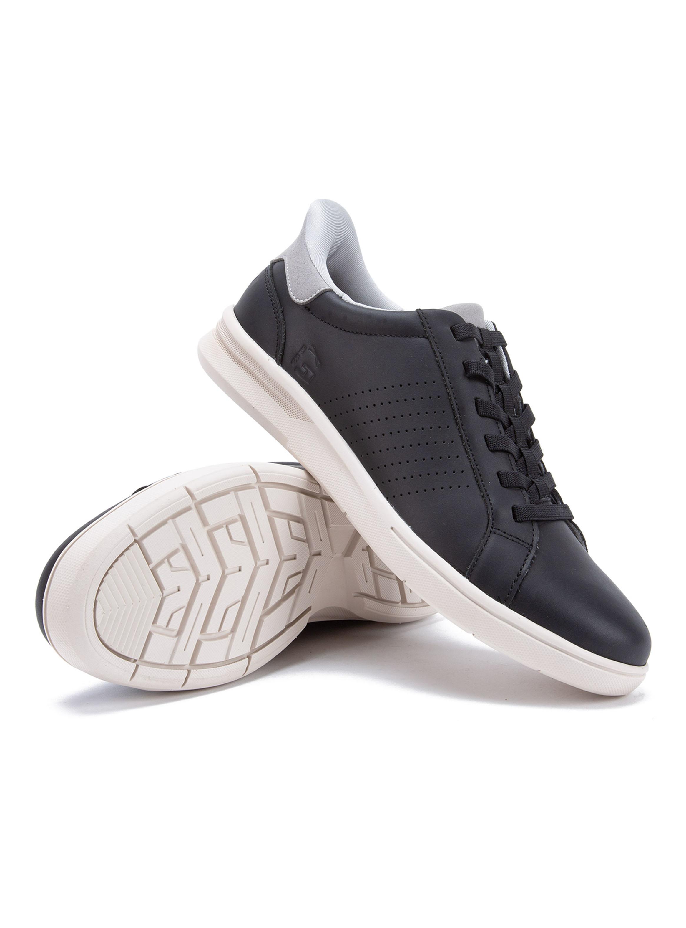 Zapatilla Urbana Black Bangkok 36033 Cuero Hombre-4
