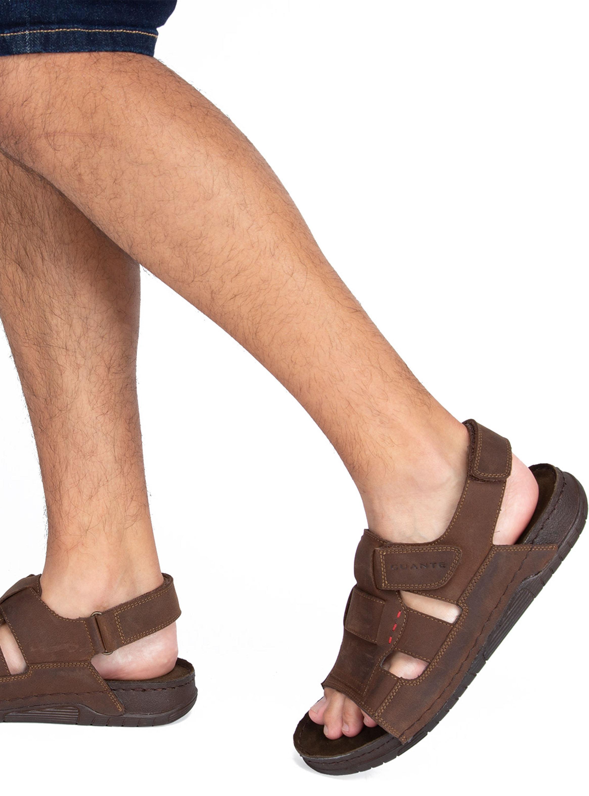 Sandalia  Cuero Bondi 35395 Hombre-0