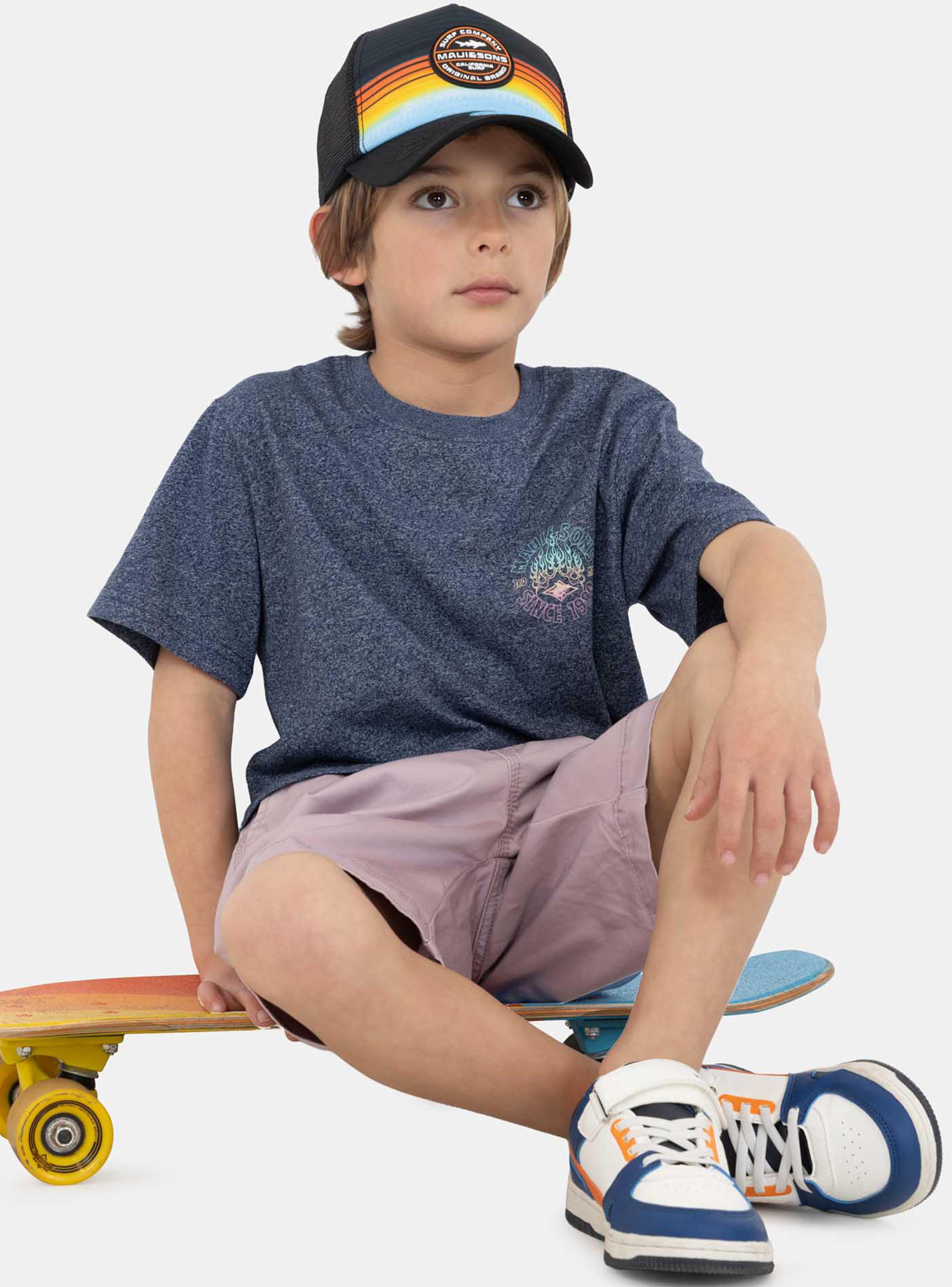 Polera Estampado Multicolor Espalda-3