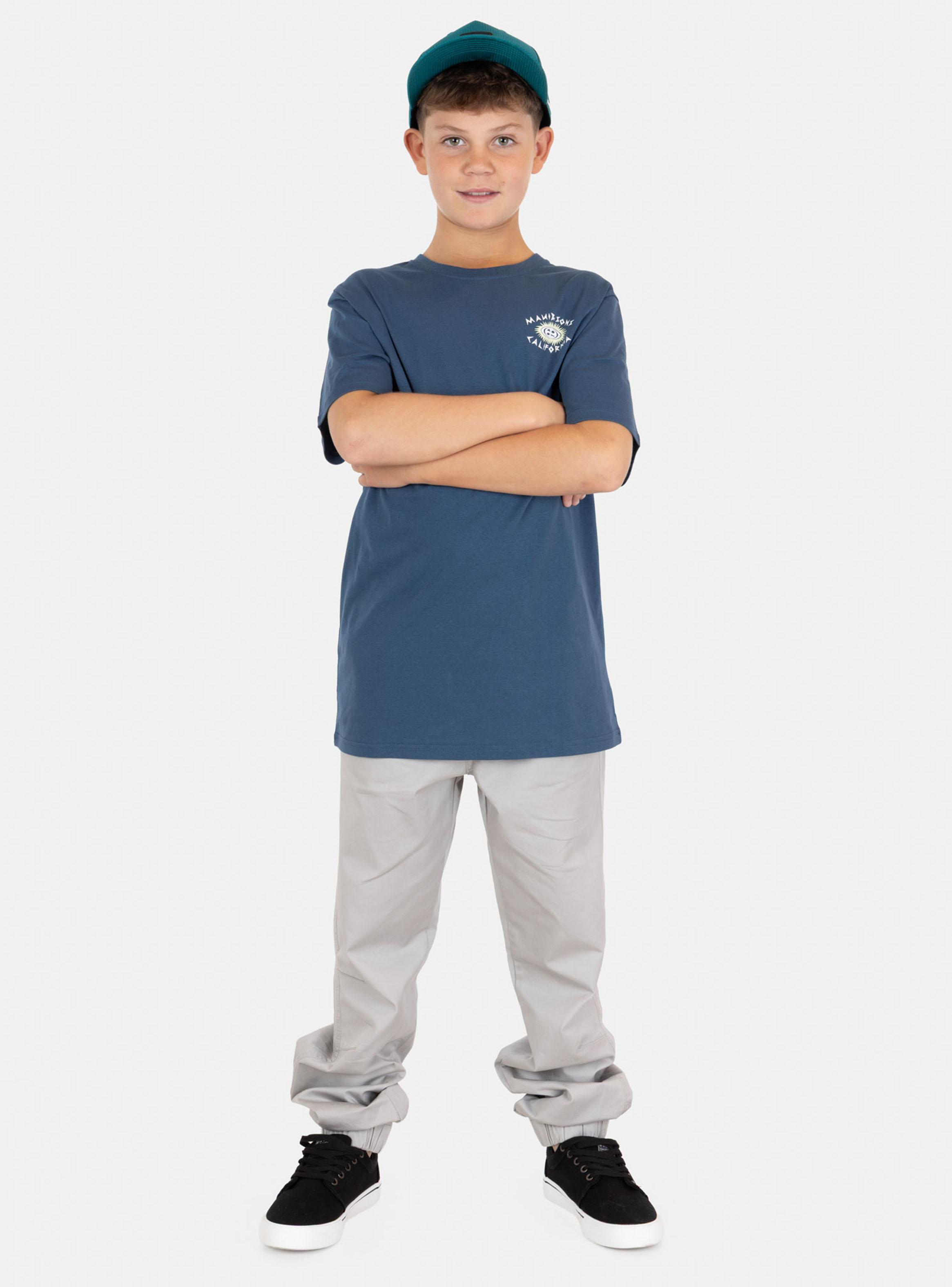Polera Estampado Espalda California Azul-3