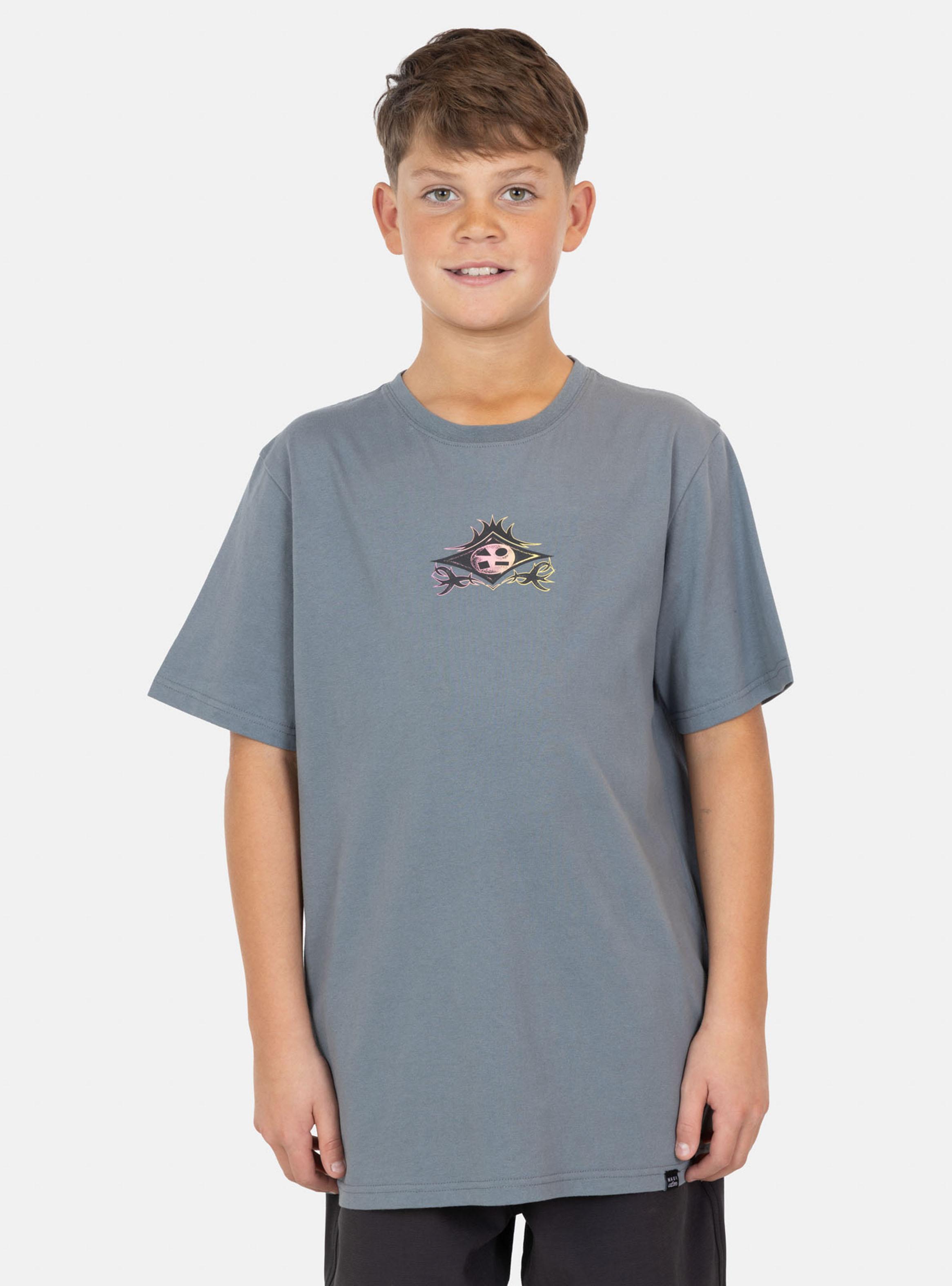 Polera Diseño Logo Espalda Grey-0