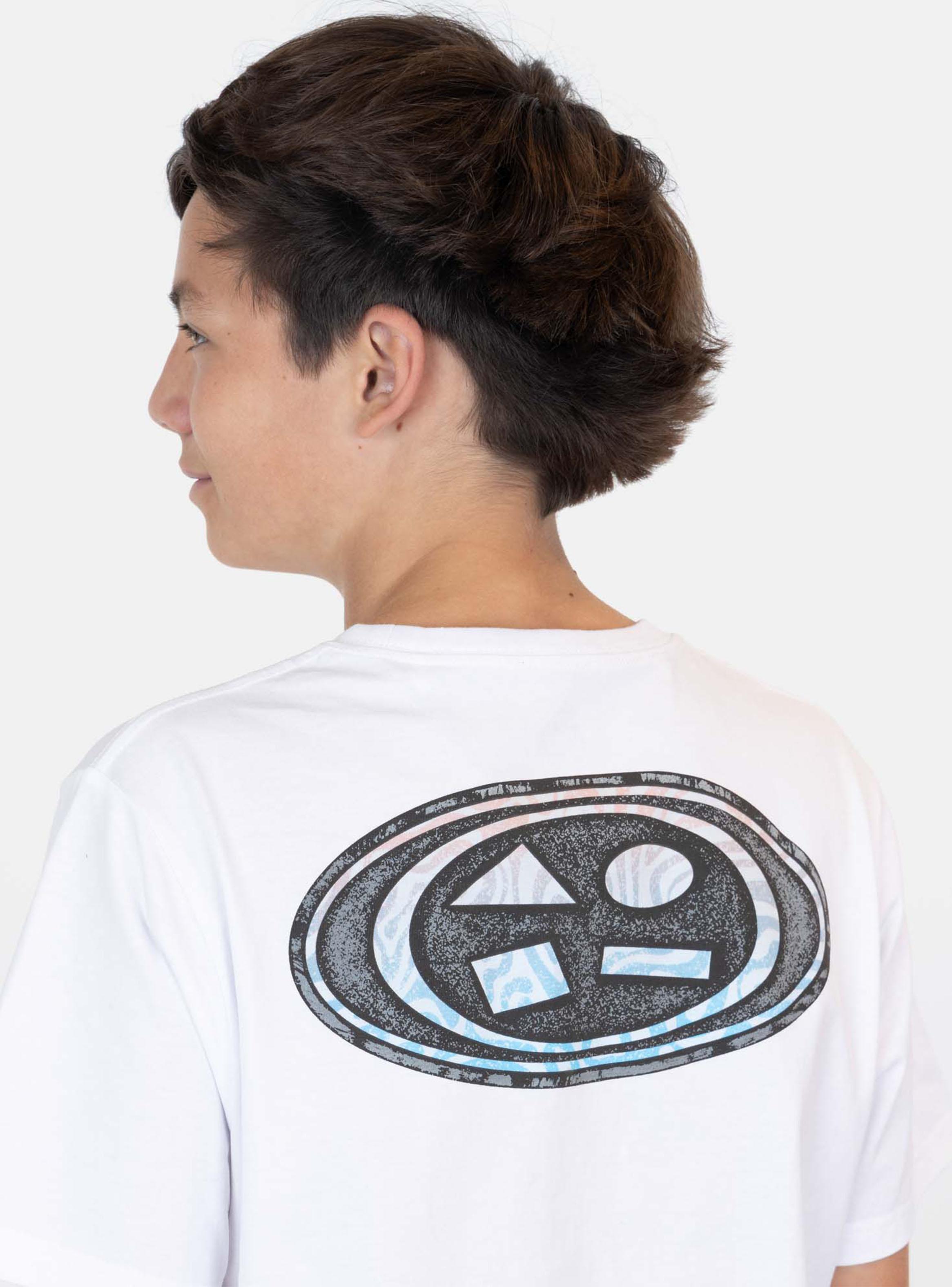 Polera Estampado Icono Logo White-2