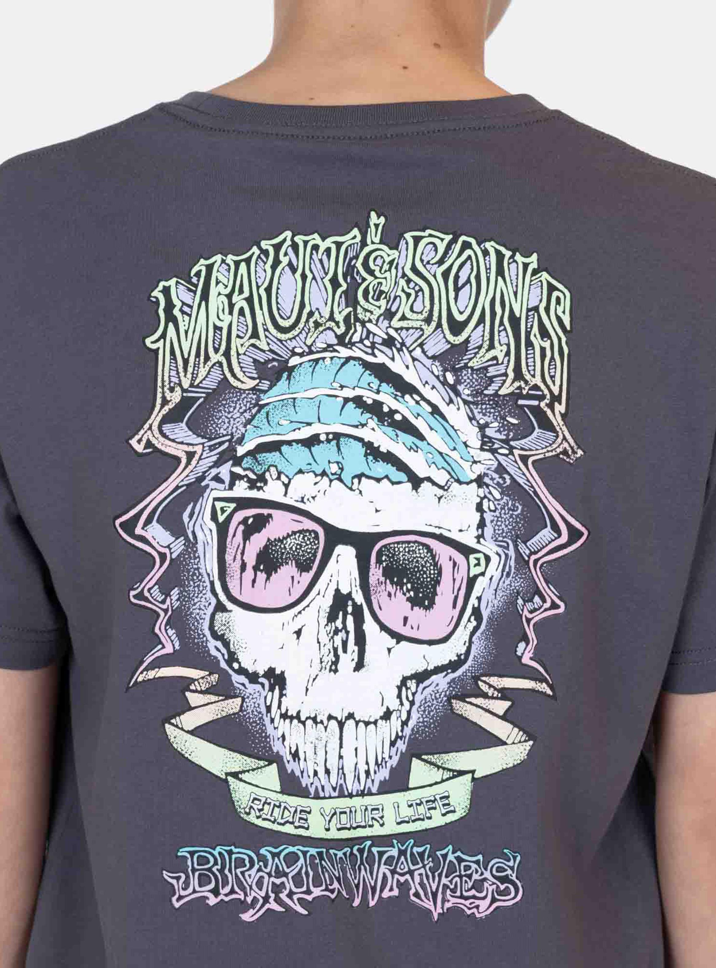 Polera Estampado Central Brain Waves-2