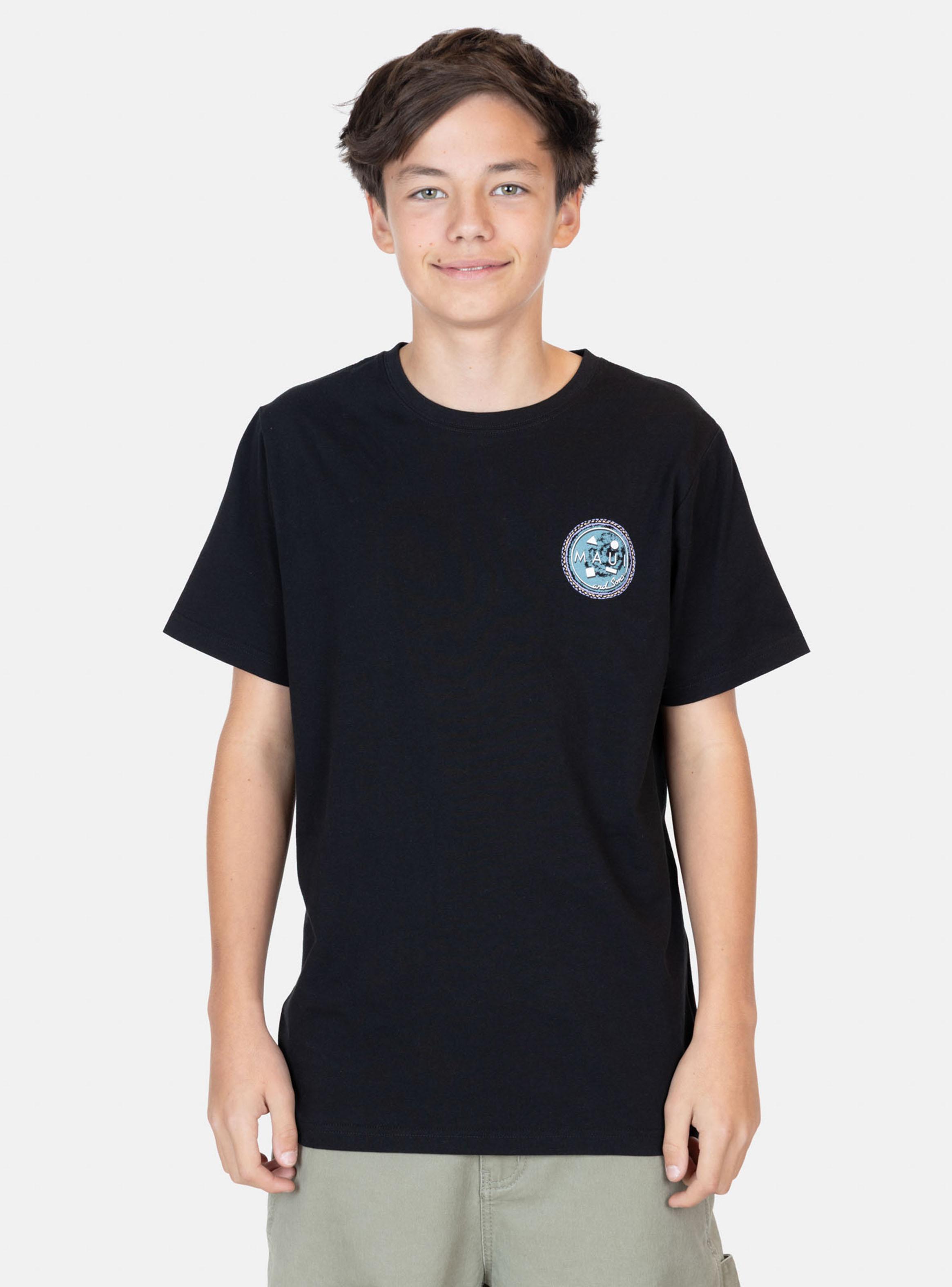 Polera Print Logo Espalda de Algodón Niño-0