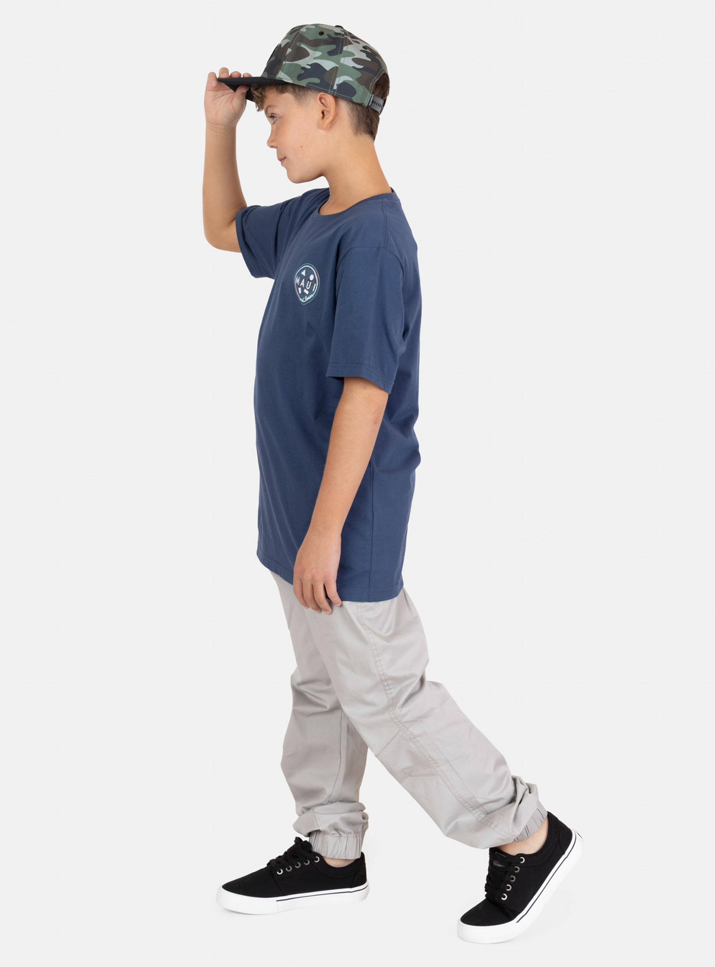 Polera Estampado Logo Espalda Denim-3