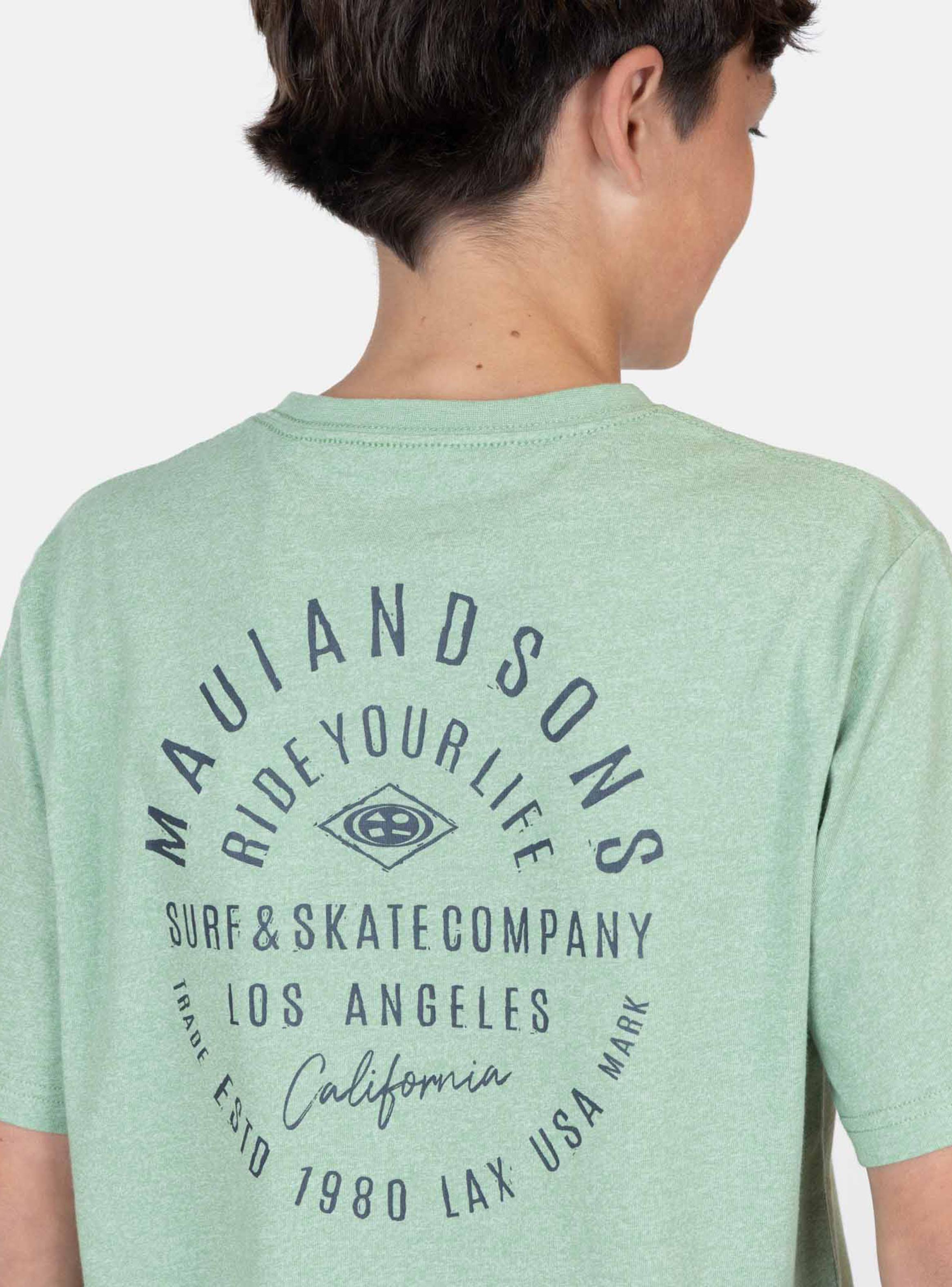 Polera Estampado Logo Espalda Green-2