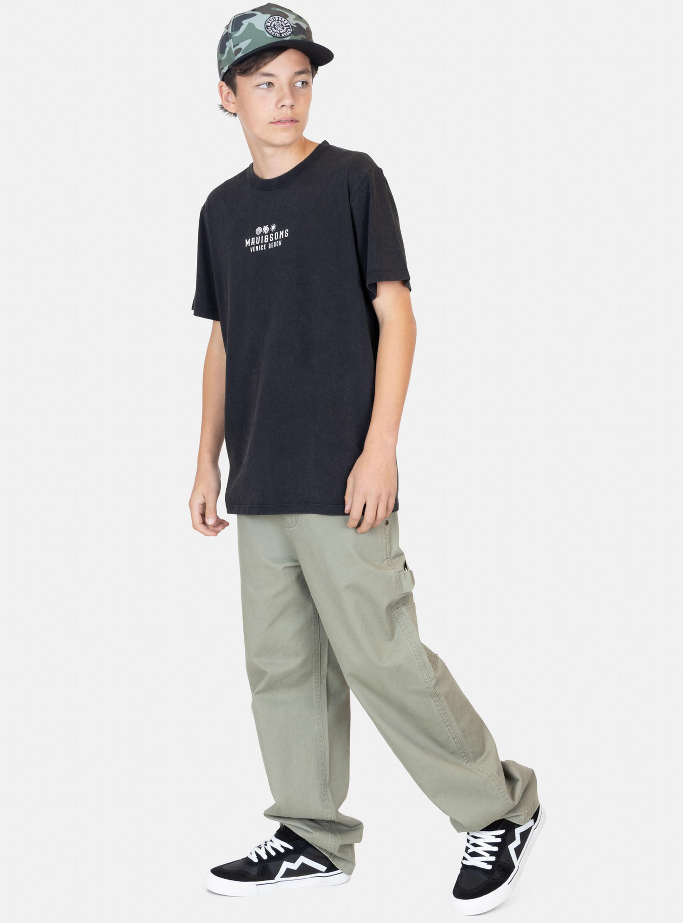 Polera Estampado Logo Espalda y Venice Beach-3