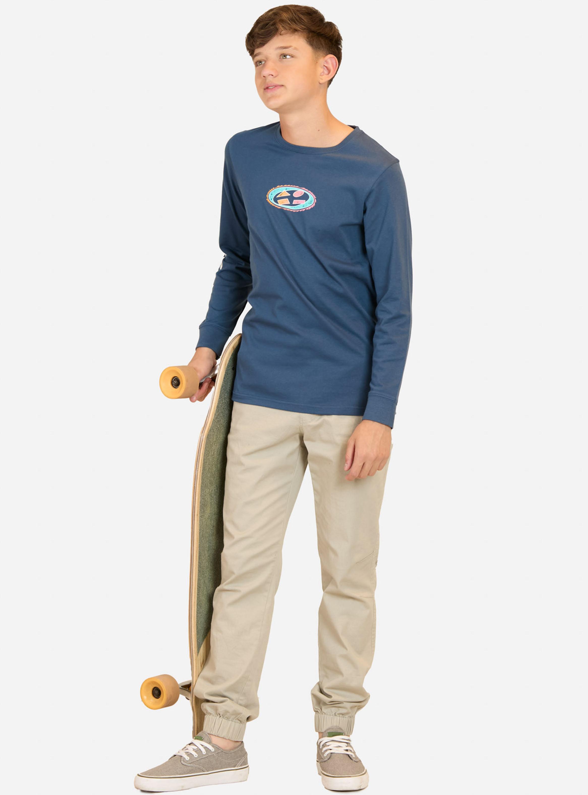 Polera Manga Larga con Logo en Pecho y Espalda Niño-3