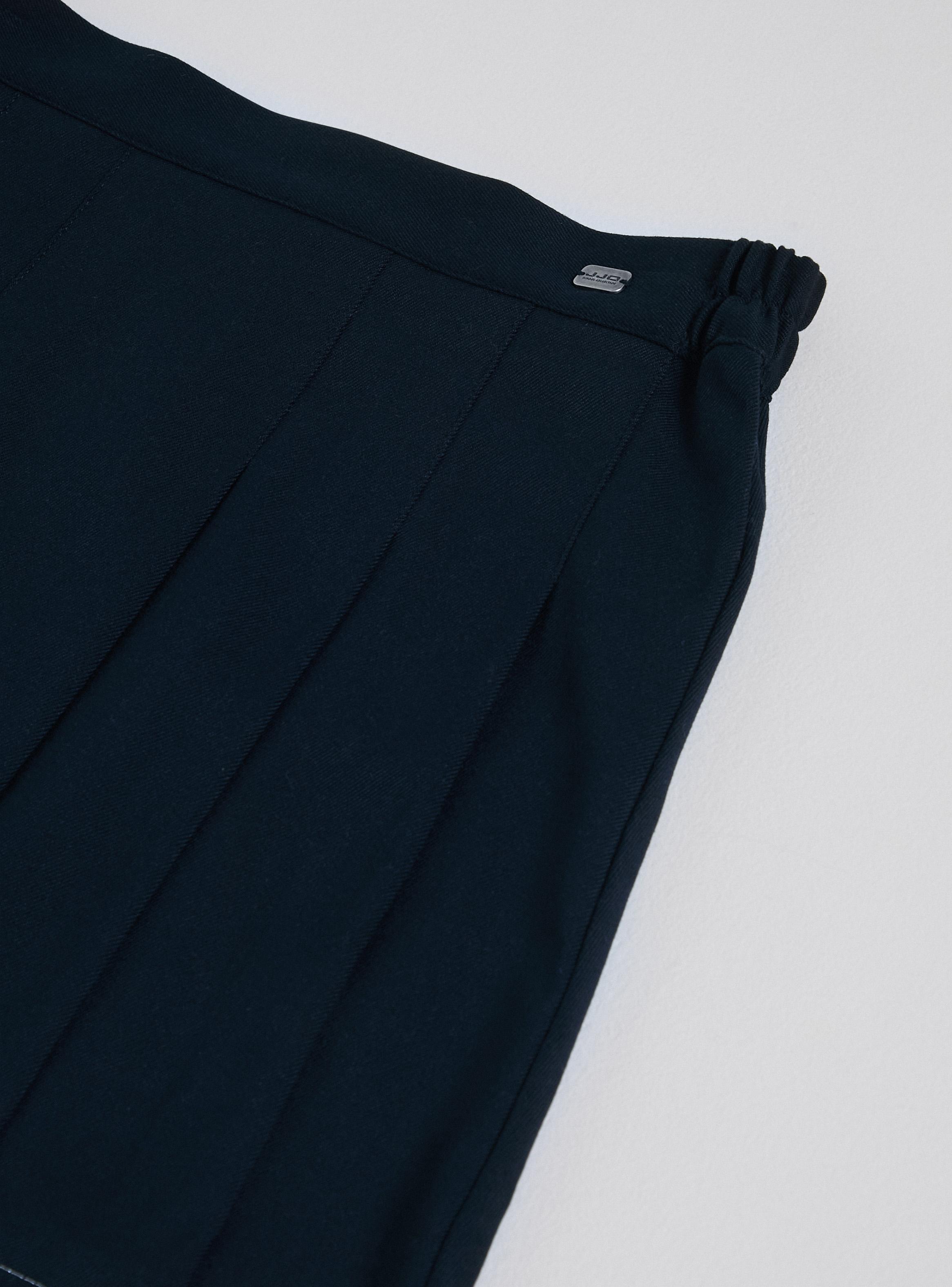 Falda Escolar Básica Azul Talla 10 a 16-3