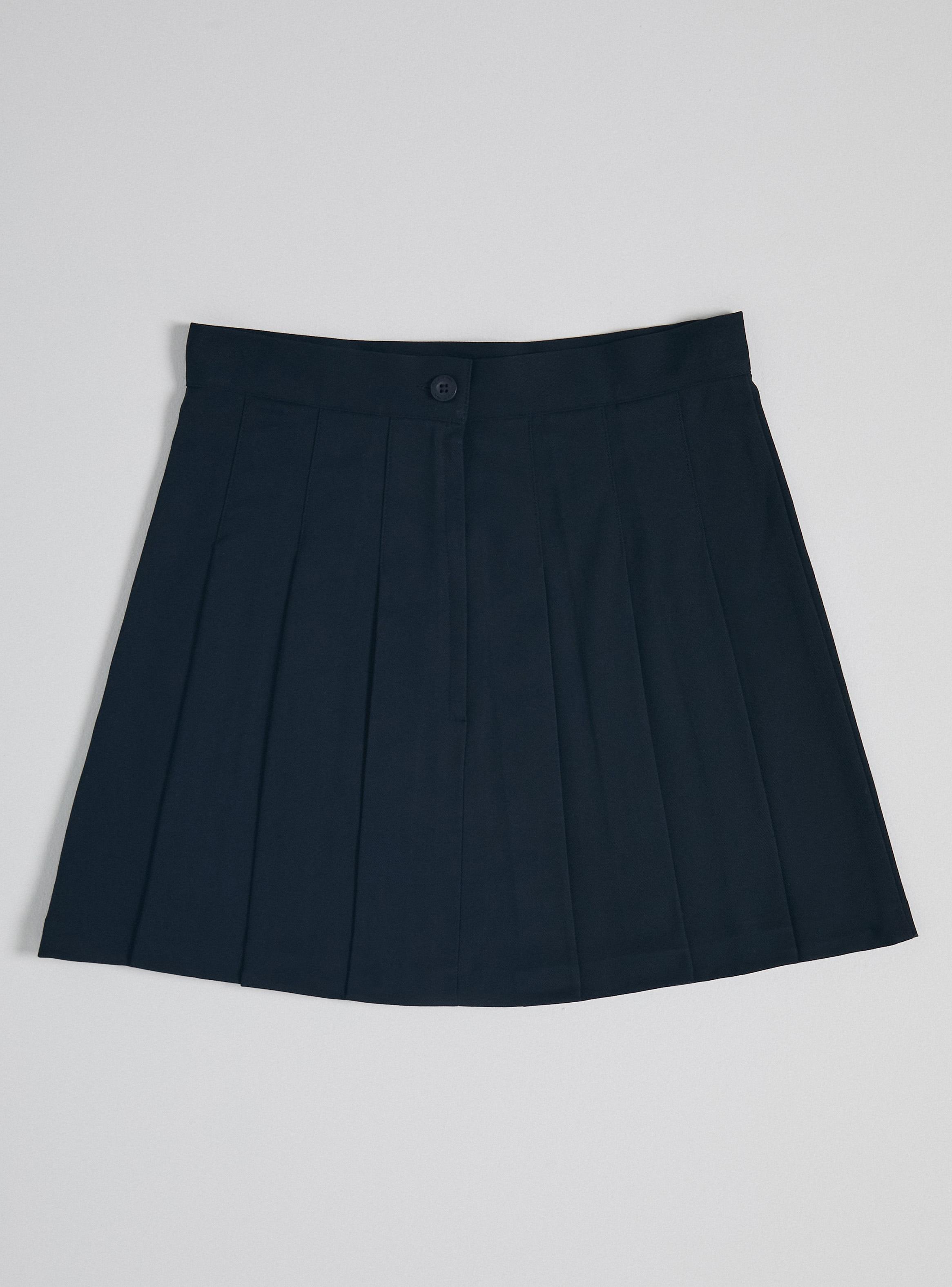 Falda Escolar Básica Azul Talla 38 a 48-2