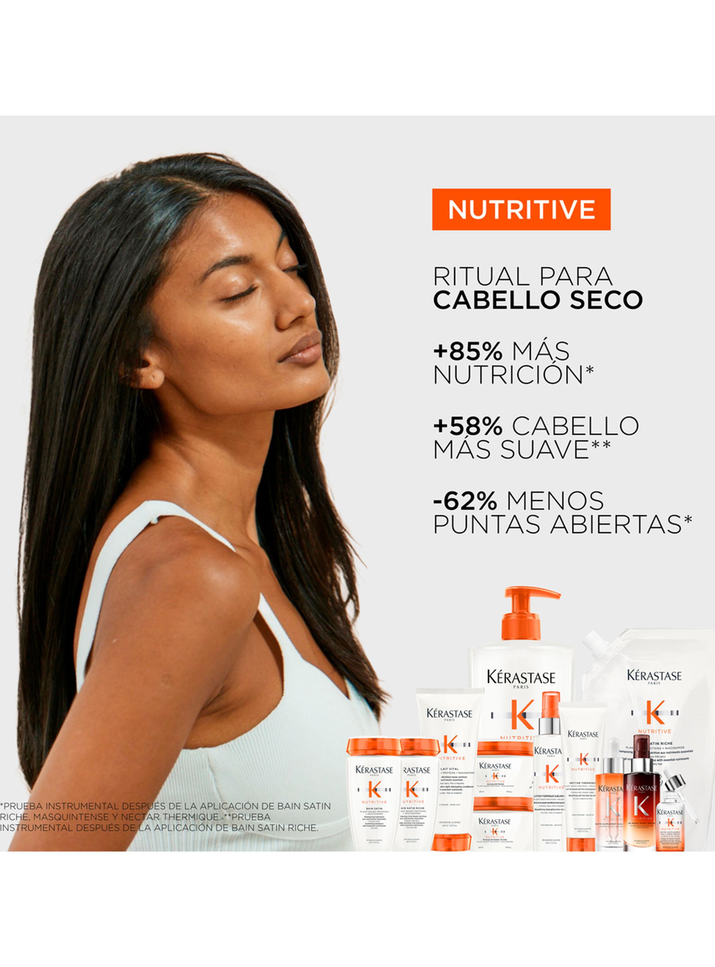 Set Nutritivo Shampoo 250ml + Acondicionador 200ml Para Cabello Seco Nutritive Kérastase-3