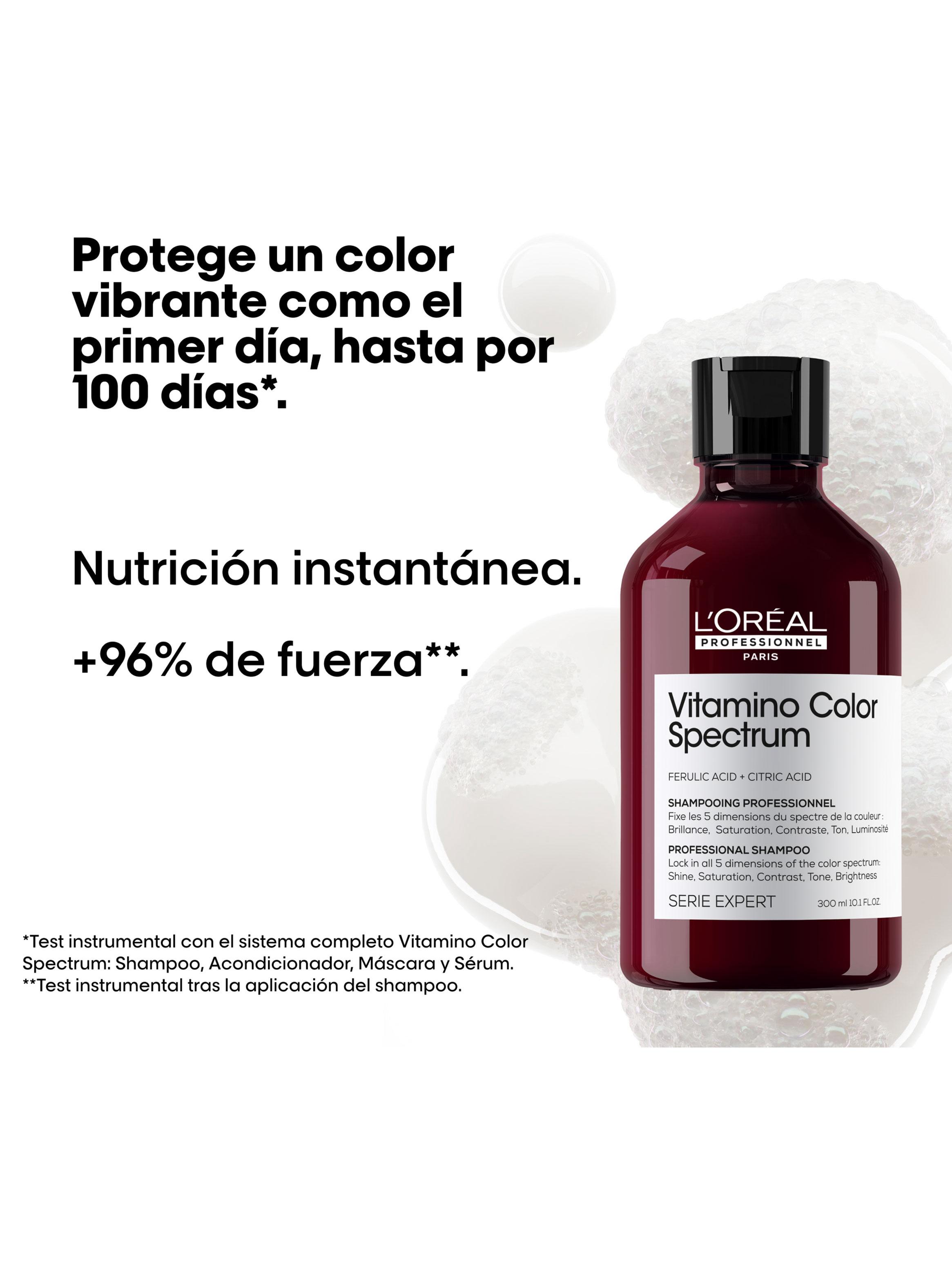 Set Profesional Cuidado del Color Profundo Shampoo 500ml + Máscara 250ml Vitamino Color Spectrum-2