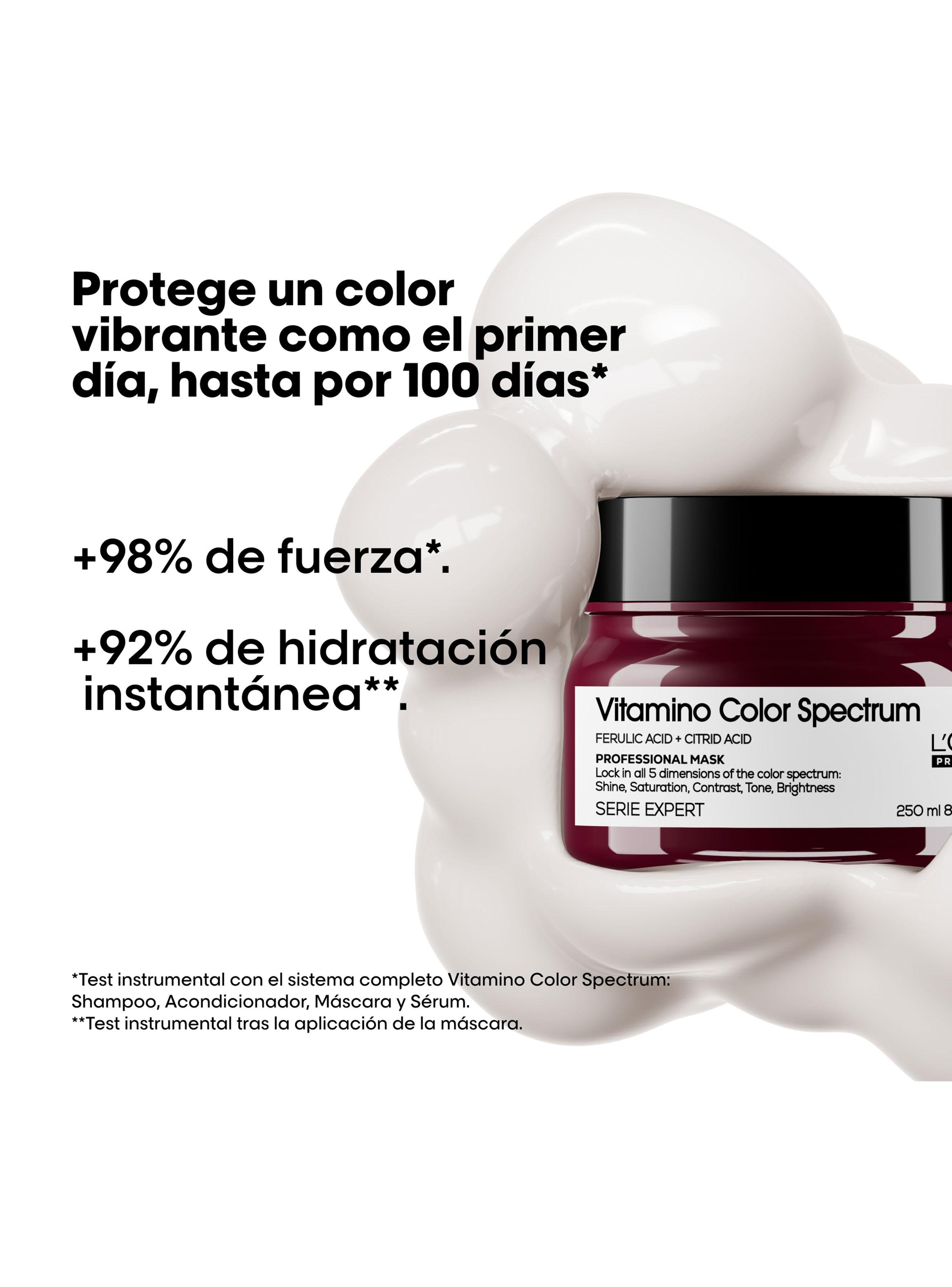 Set Profesional Cuidado del Color Profundo Shampoo 500ml + Máscara 250ml Vitamino Color Spectrum-3