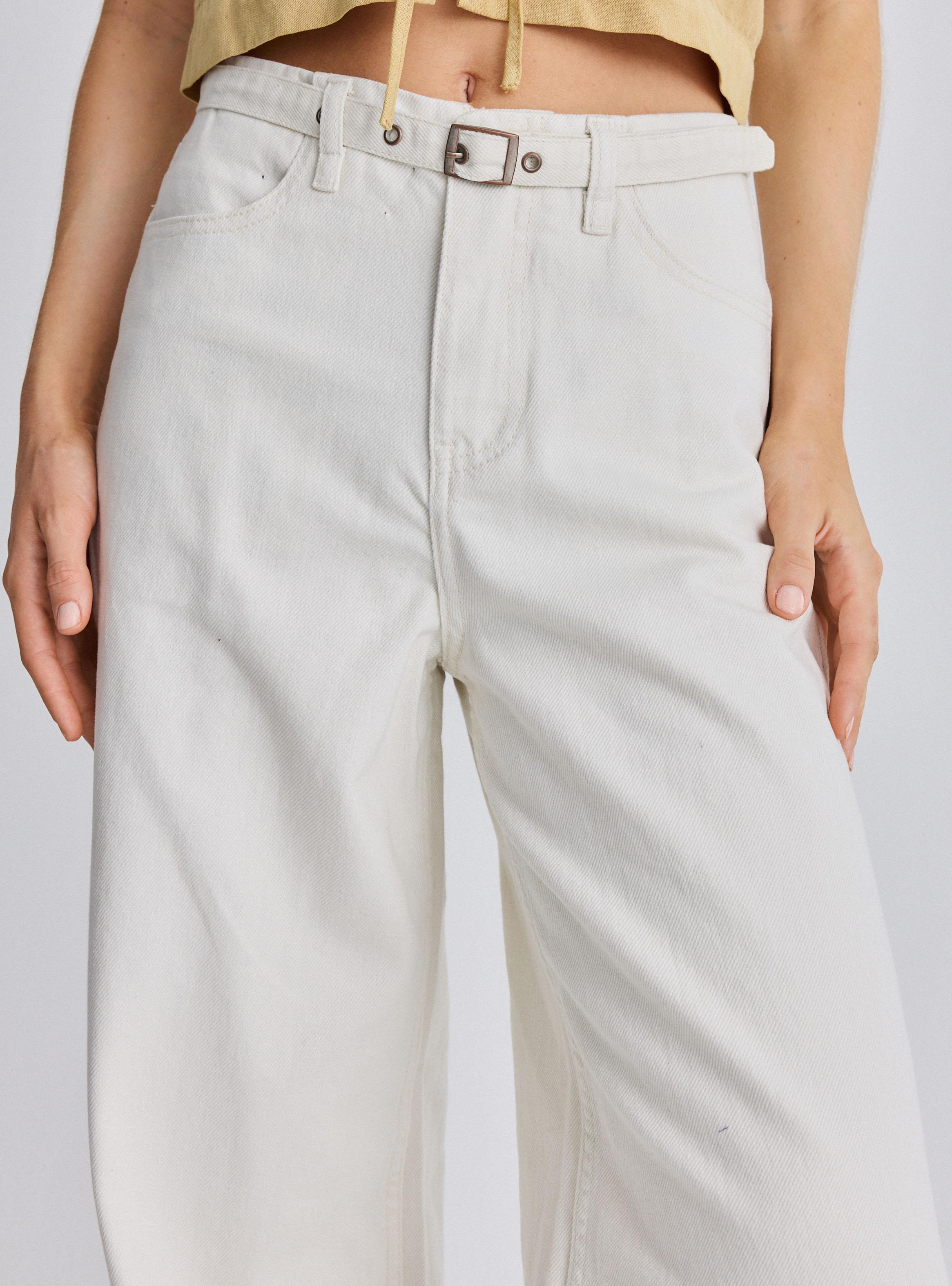 Pantalón Wide Leg Cinturón-2