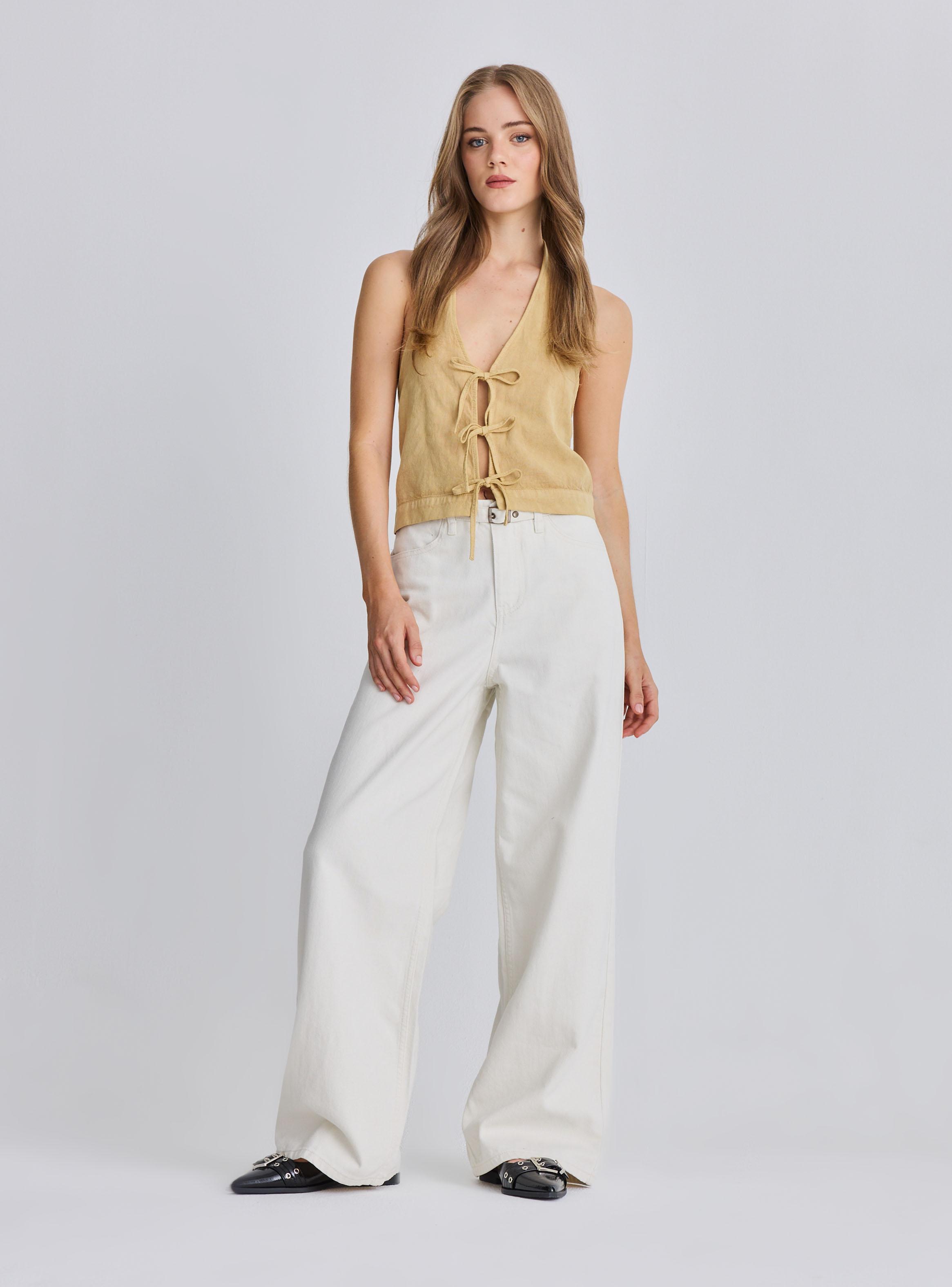 Pantalón Wide Leg Cinturón-4