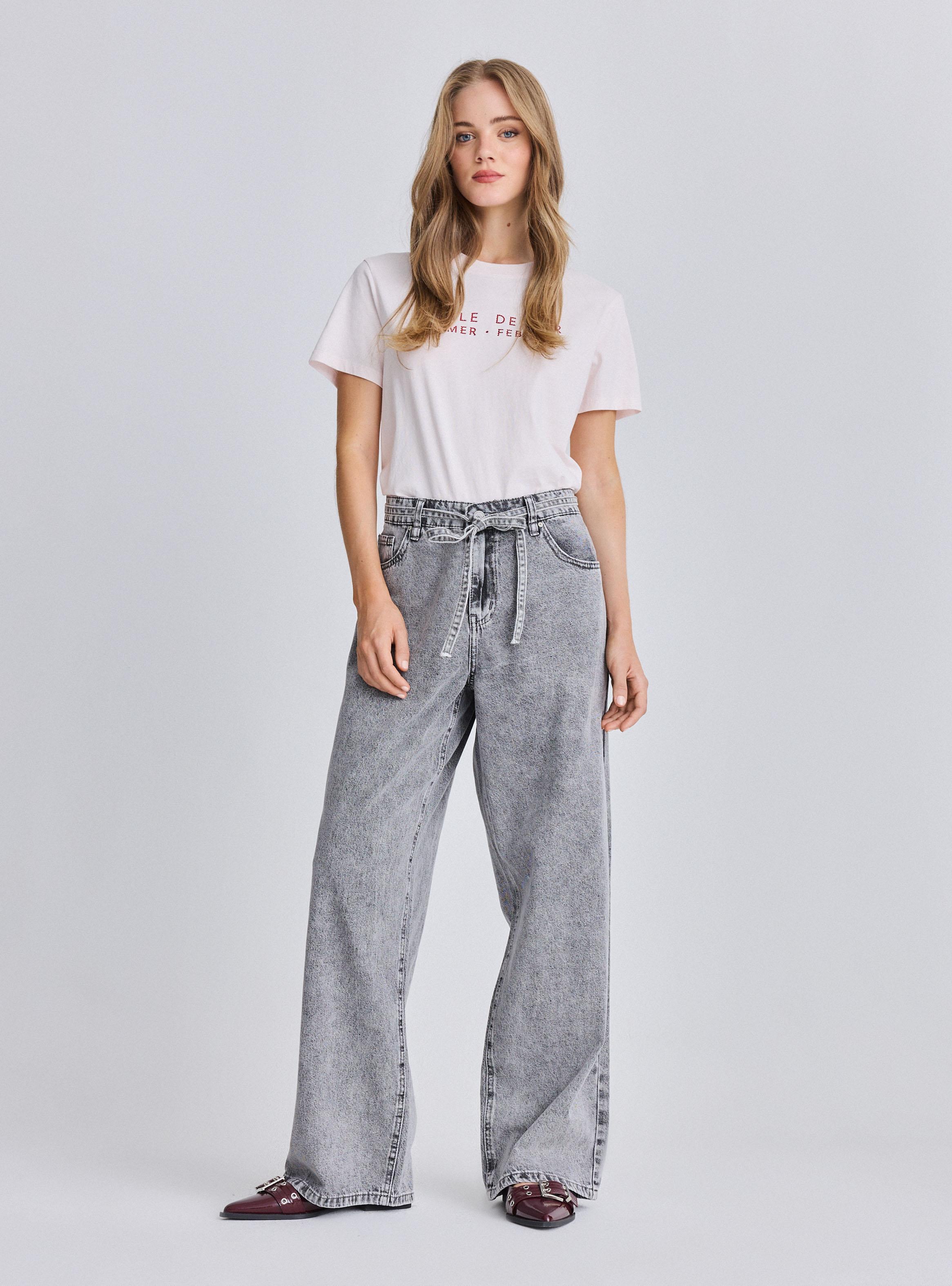 Pantalón Wide Leg Cinturón Amarra-4