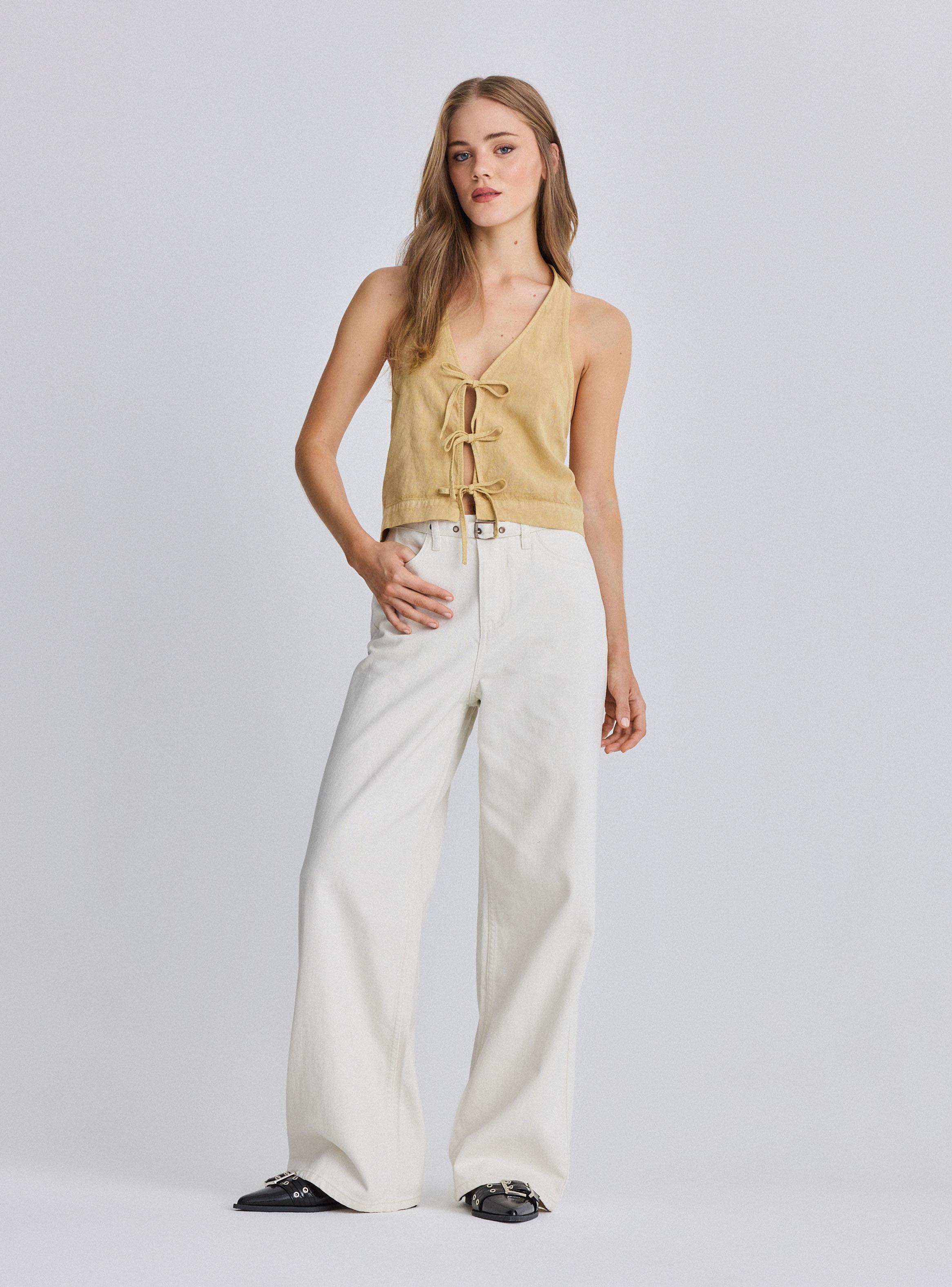 Blusa Halter Amarras-4