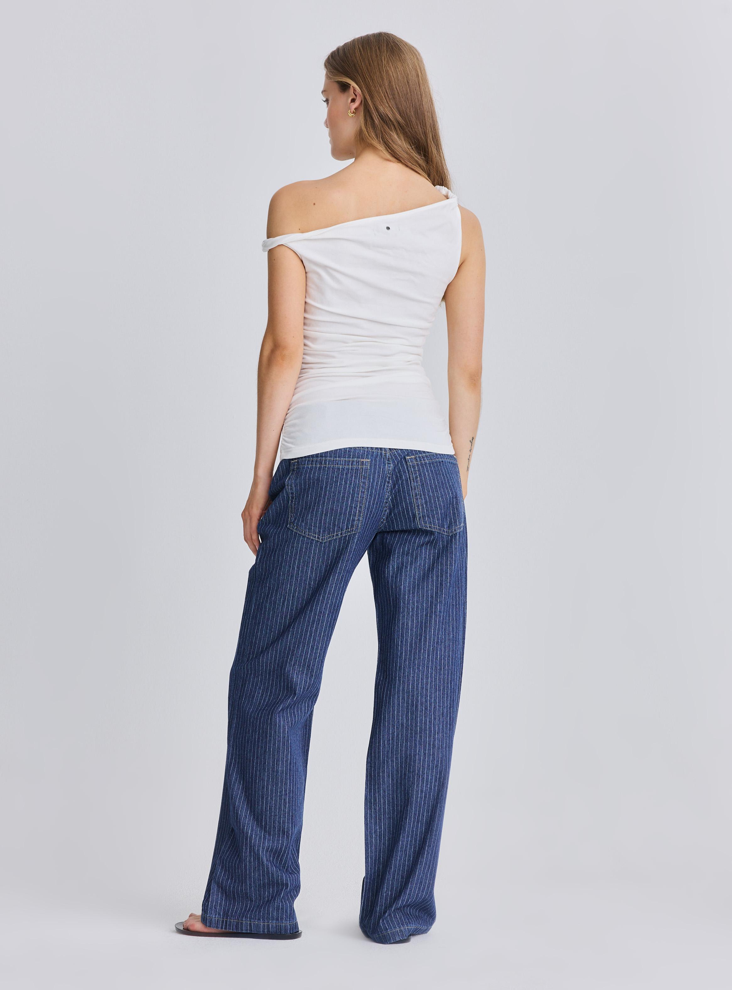 Polera Asimétrica Drapeada-5