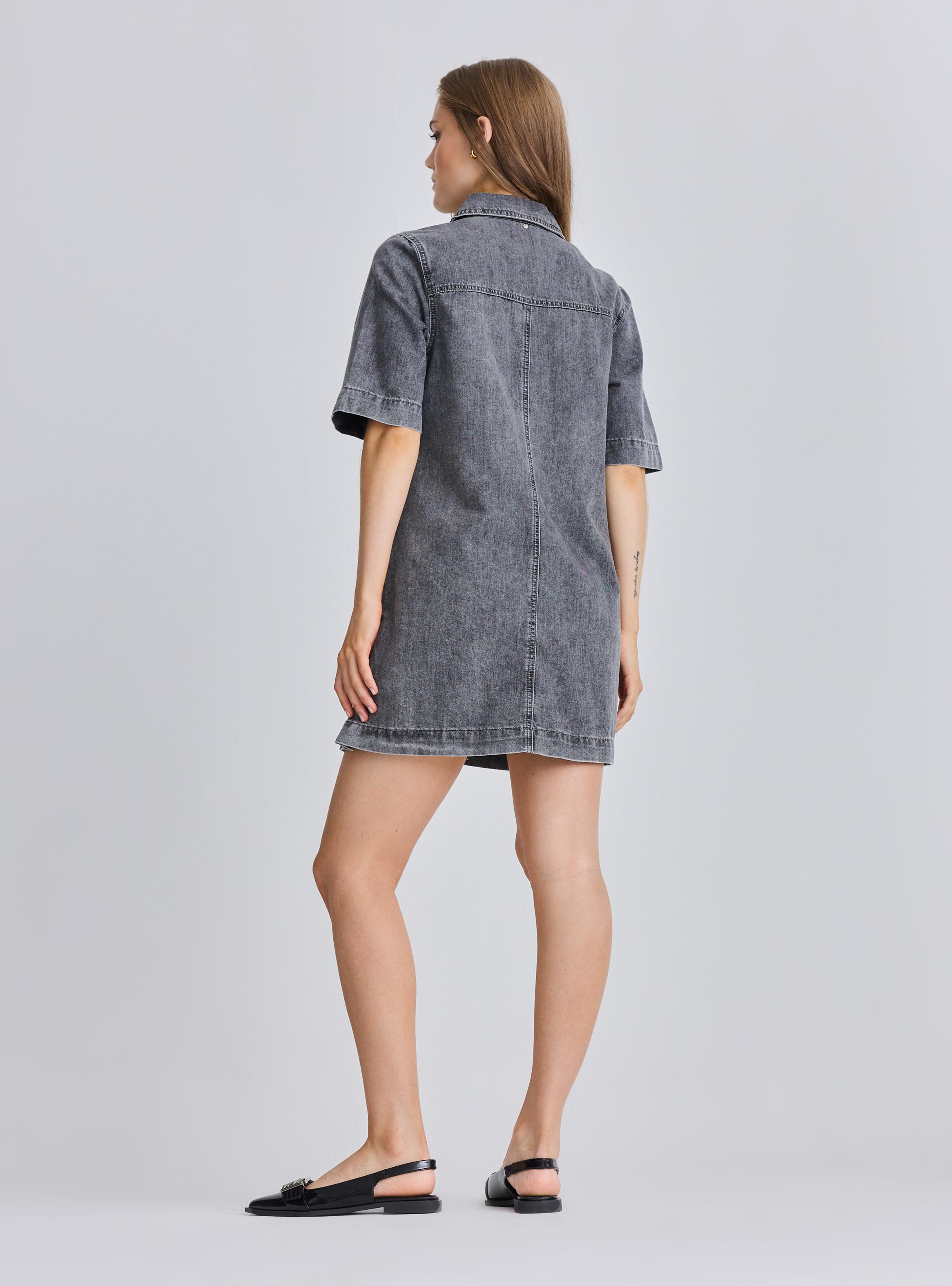 Vestido Camisero Denim-5