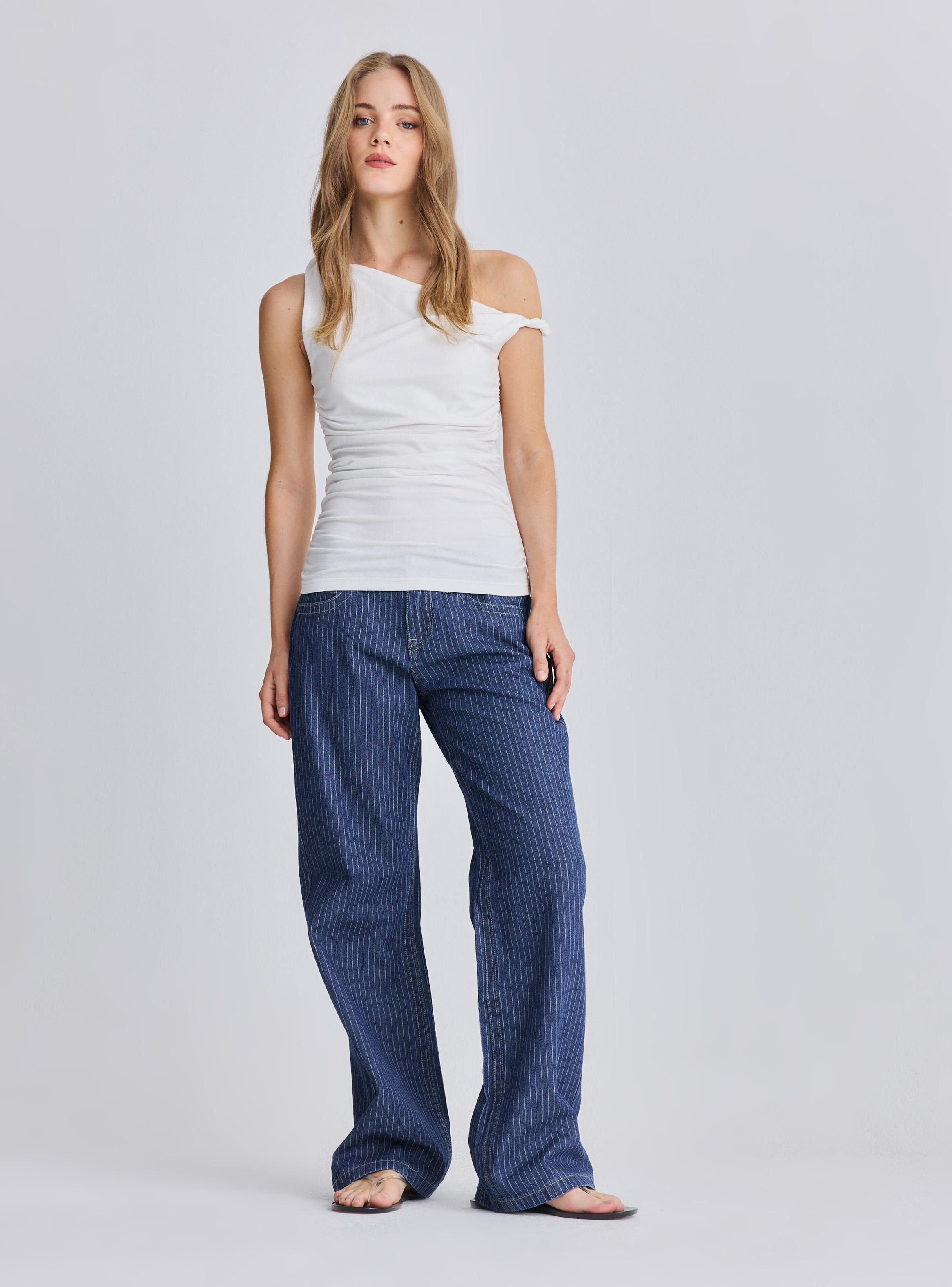 Pantalón Straight Rayas-4