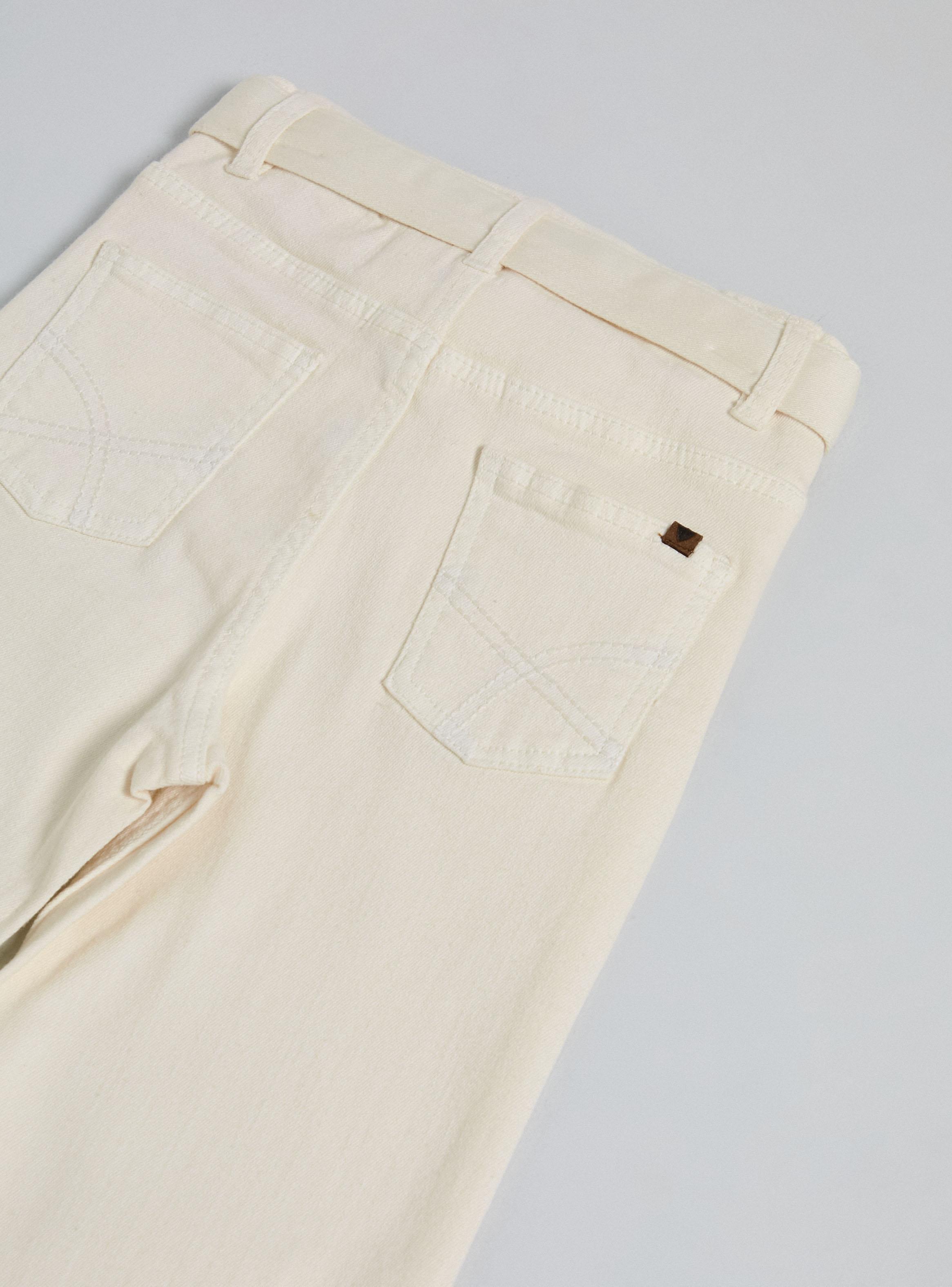 Pantalón Color con Cinturón-2