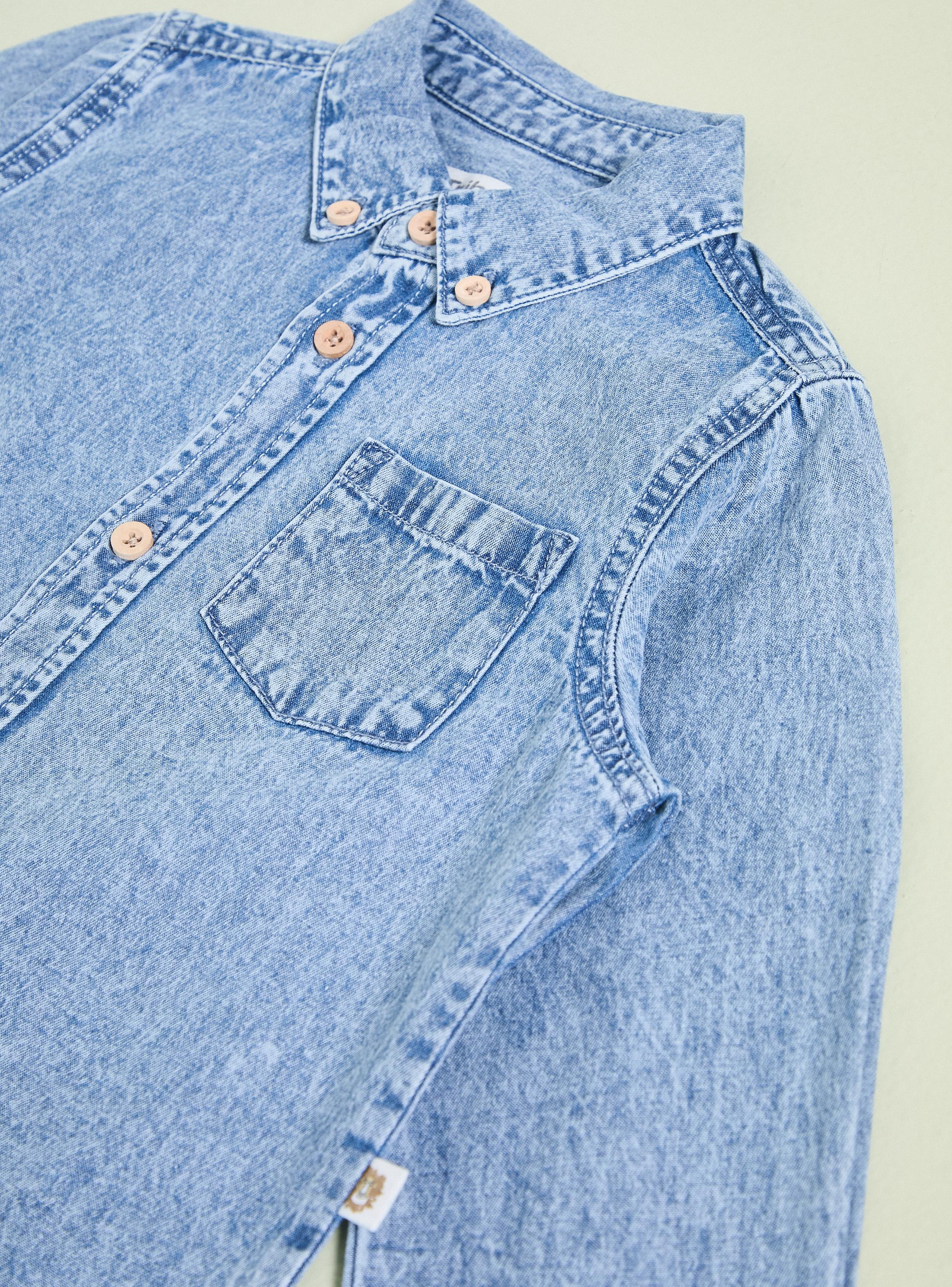 Camisa Denim Lavado Algodón-3