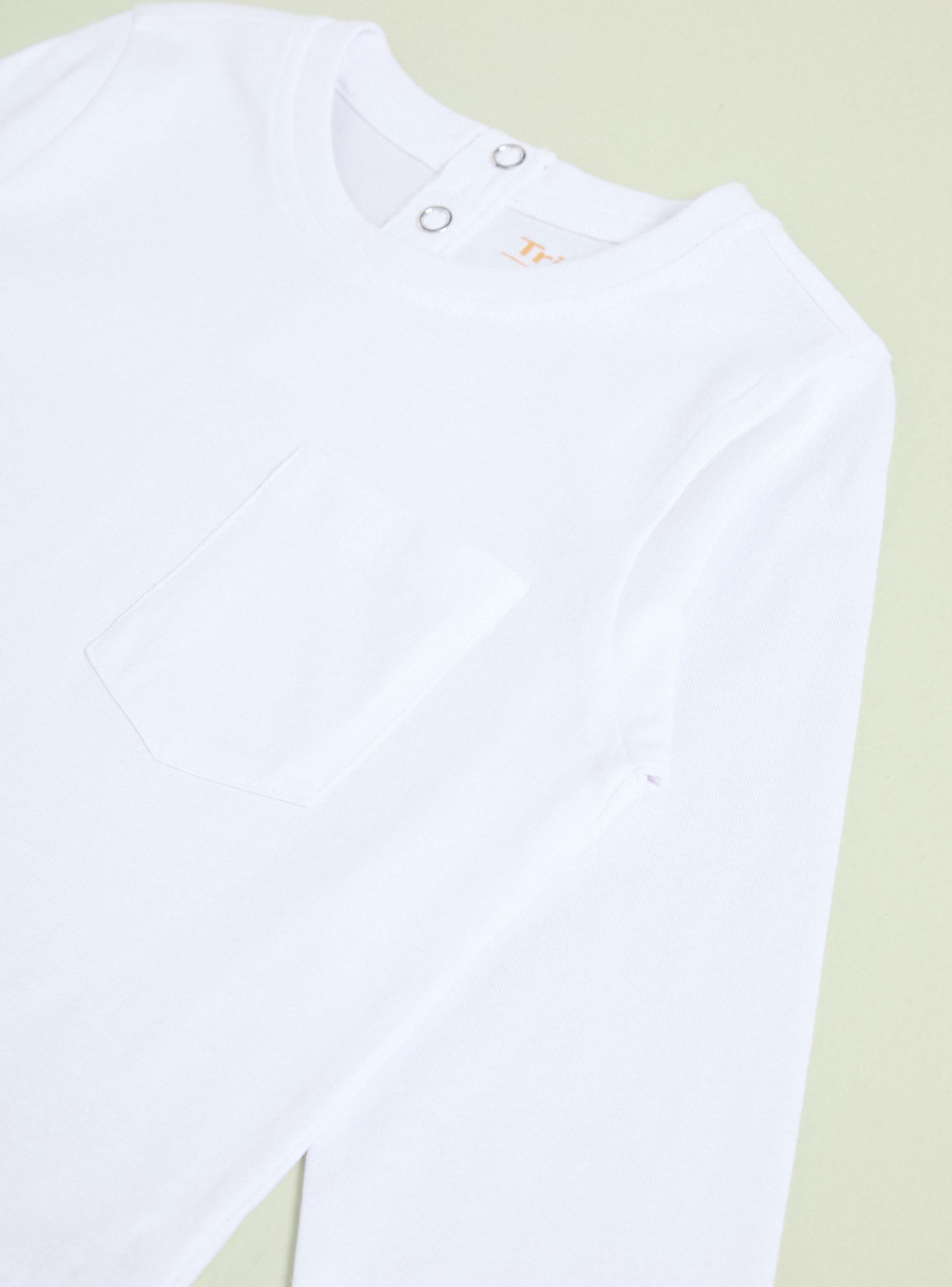 Polera Lisa con Bolsillo Niño-3