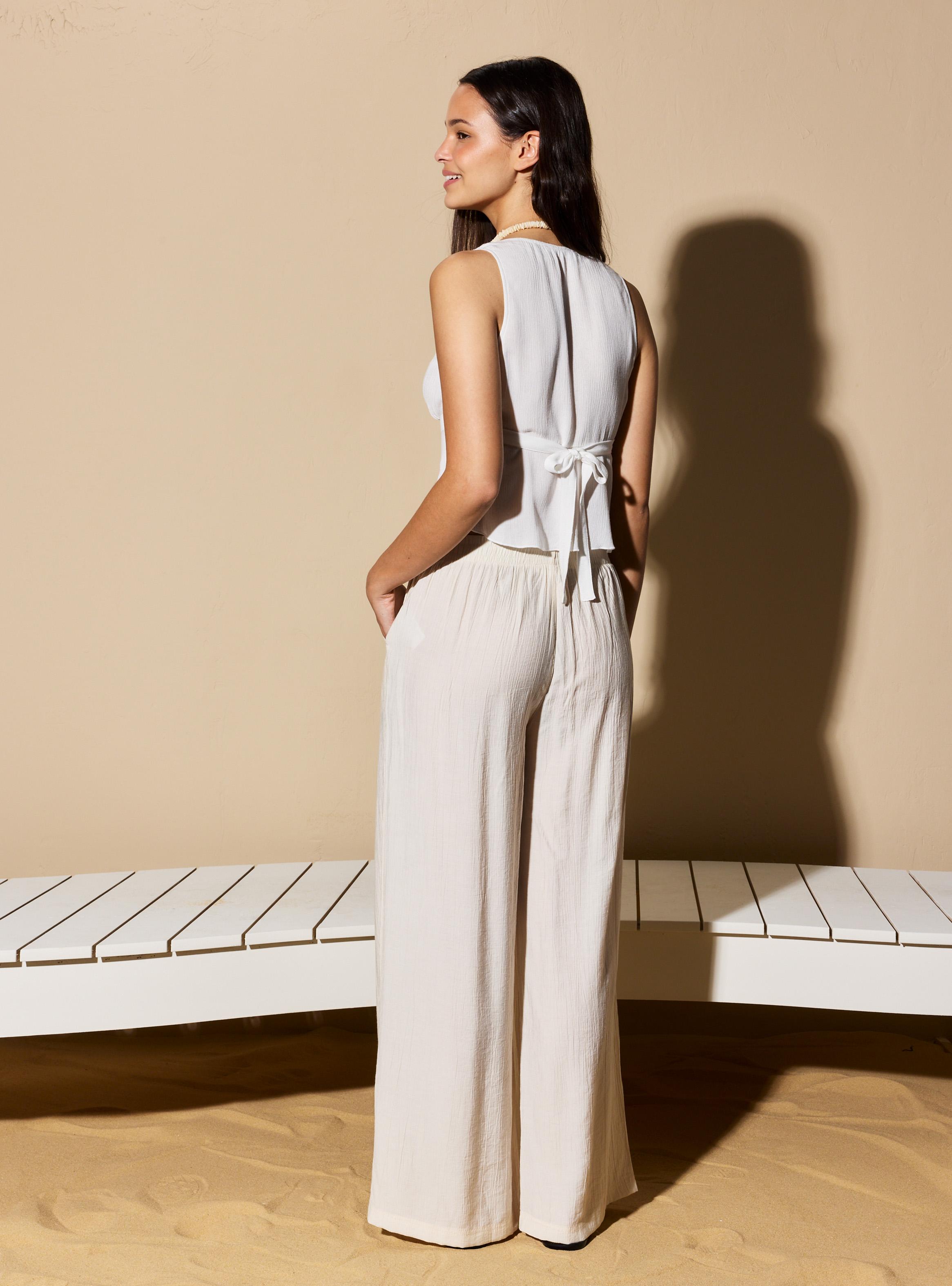 Blusa Lazo Ajustable Cintura-5