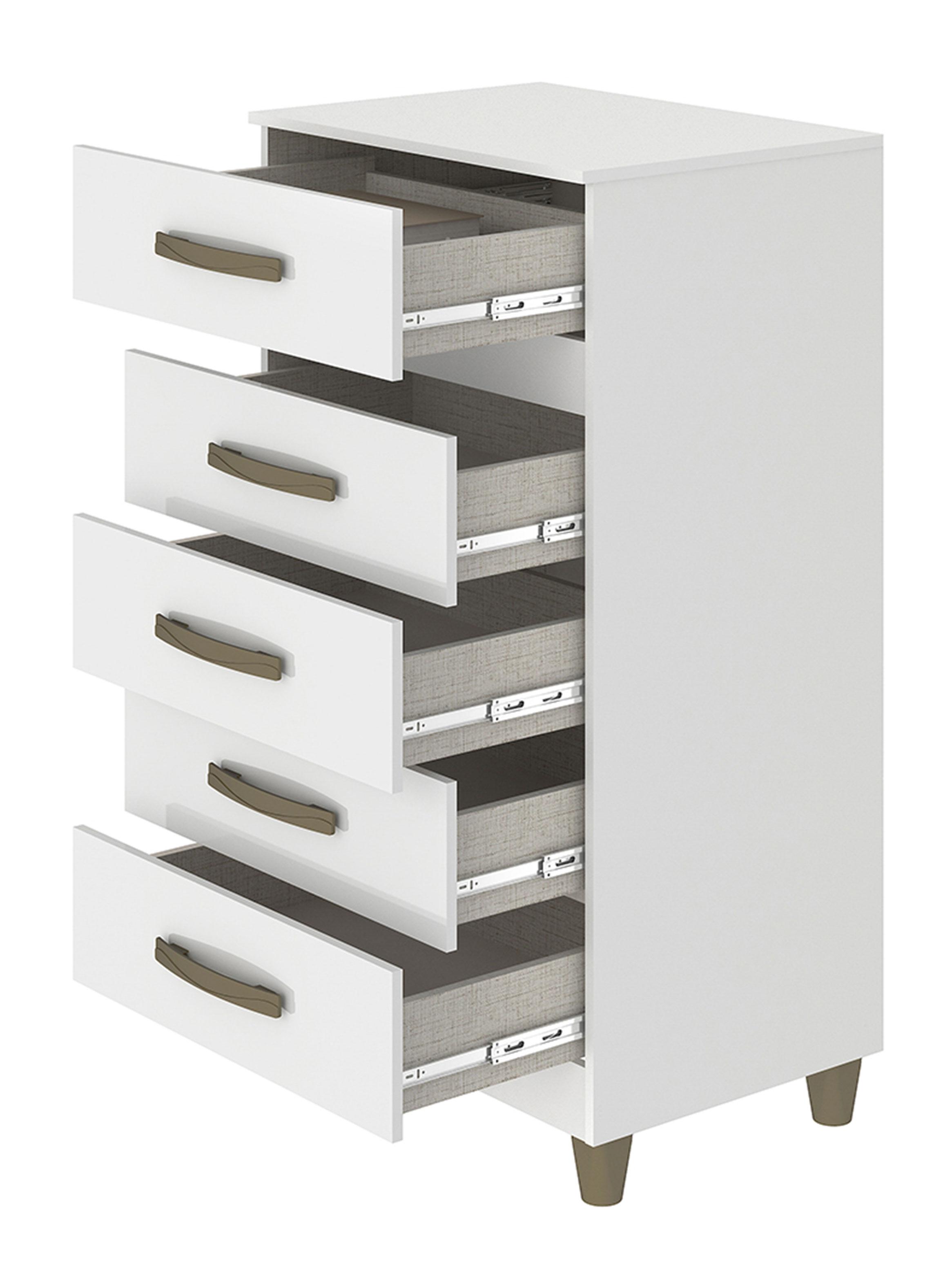 Cómoda Malta 5 Cajones-3