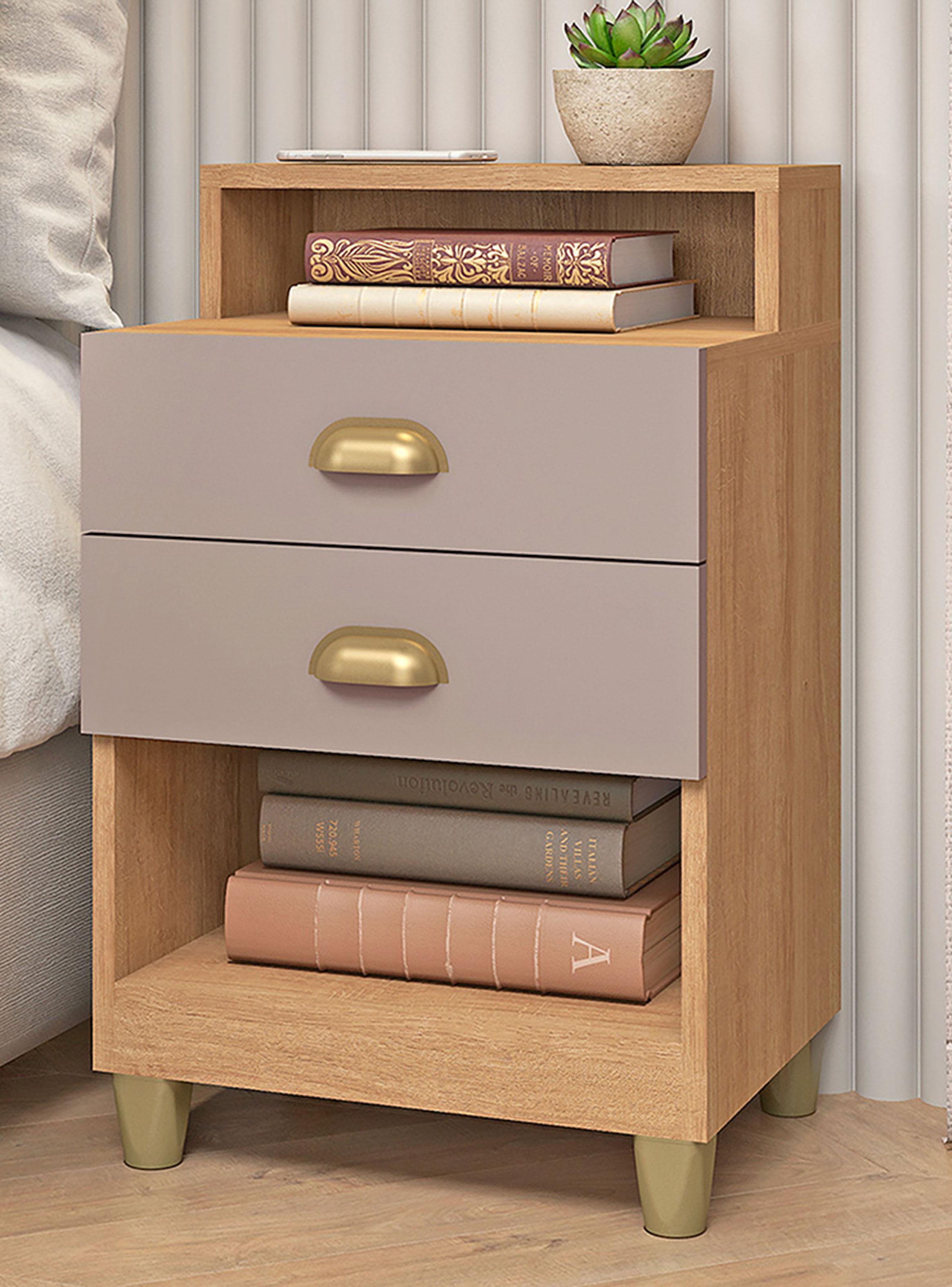 Velador Americano 2 Cajones-4