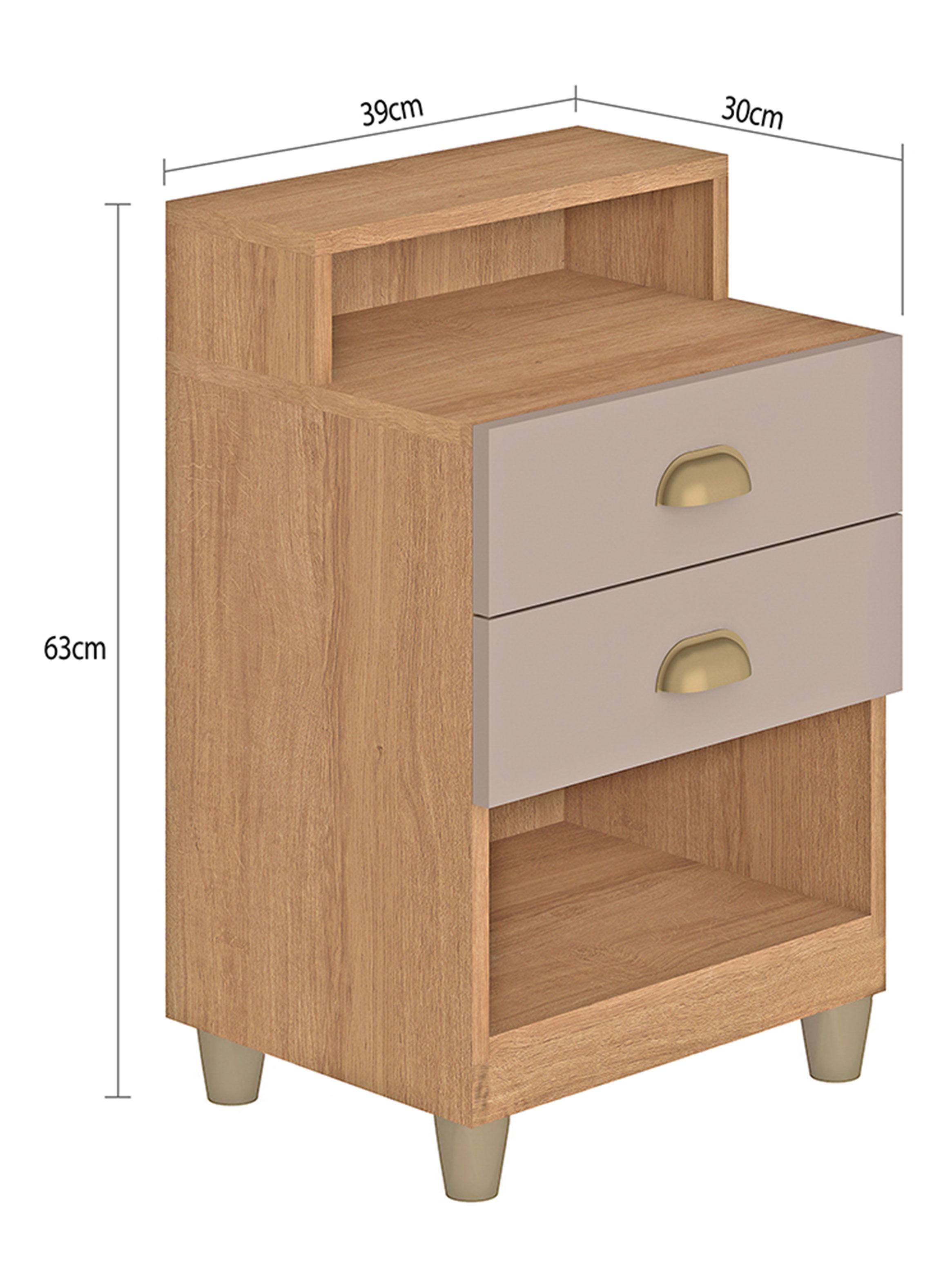 Velador Americano 2 Cajones-1