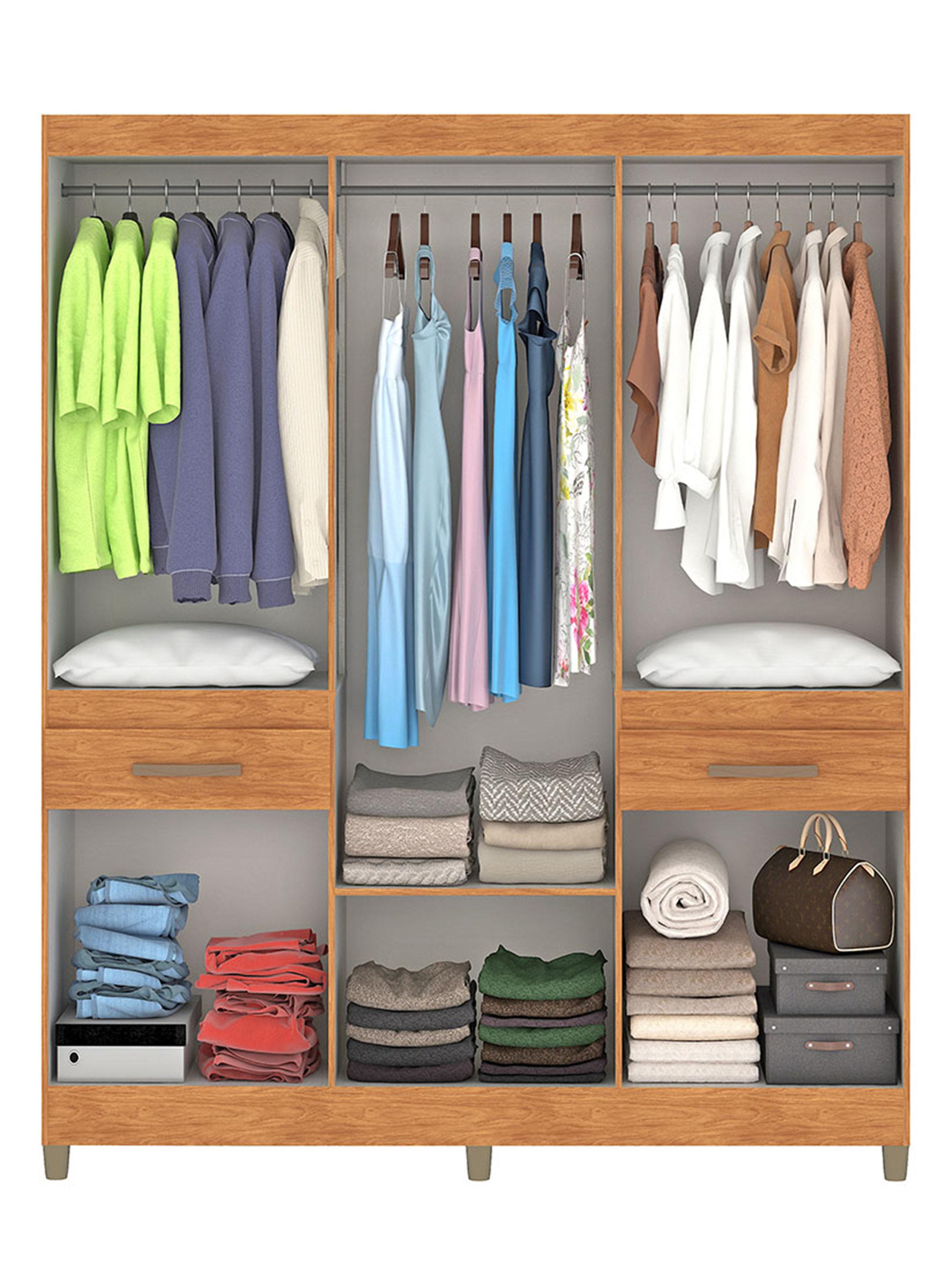 Clóset Aveiro 8 Puertas 2 Cajones-3