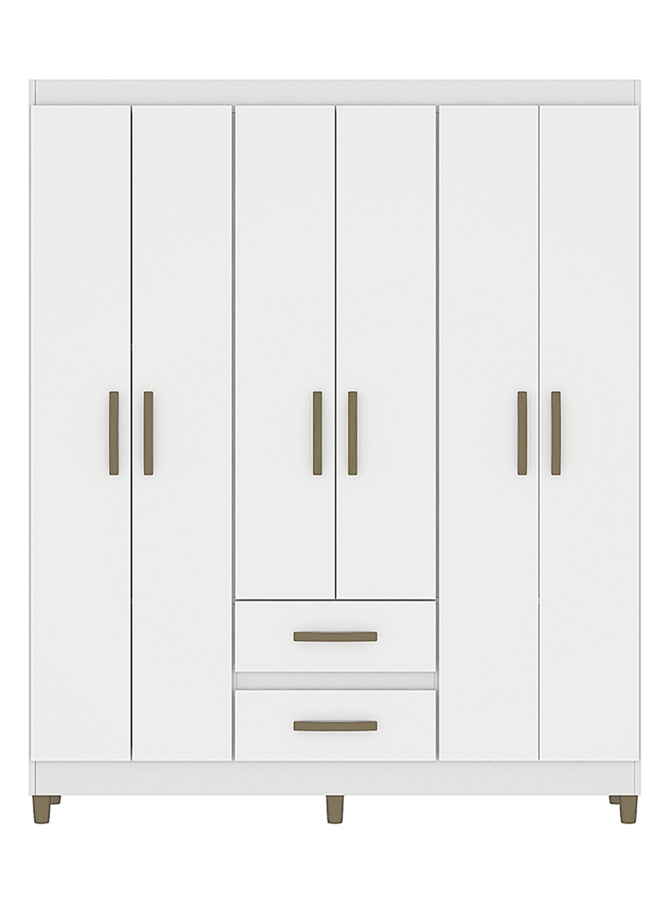 Clóset Coimbra 6 Puertas 2 Cajones-0