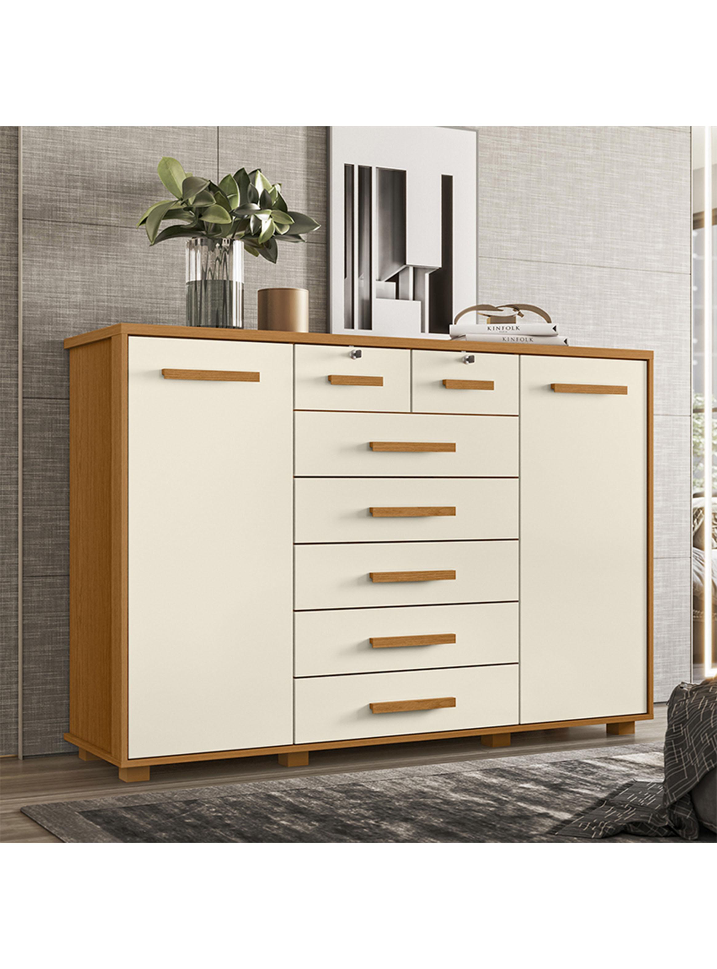 Cómoda Fontana 2 Puertas 7 Cajones-4