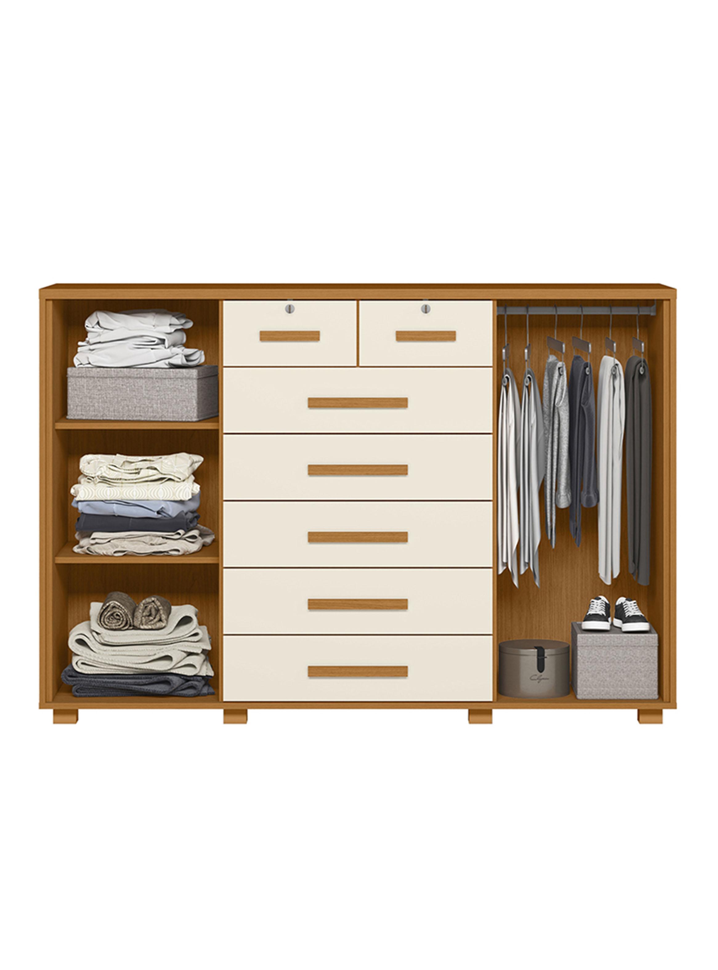 Cómoda Fontana 2 Puertas 7 Cajones-3