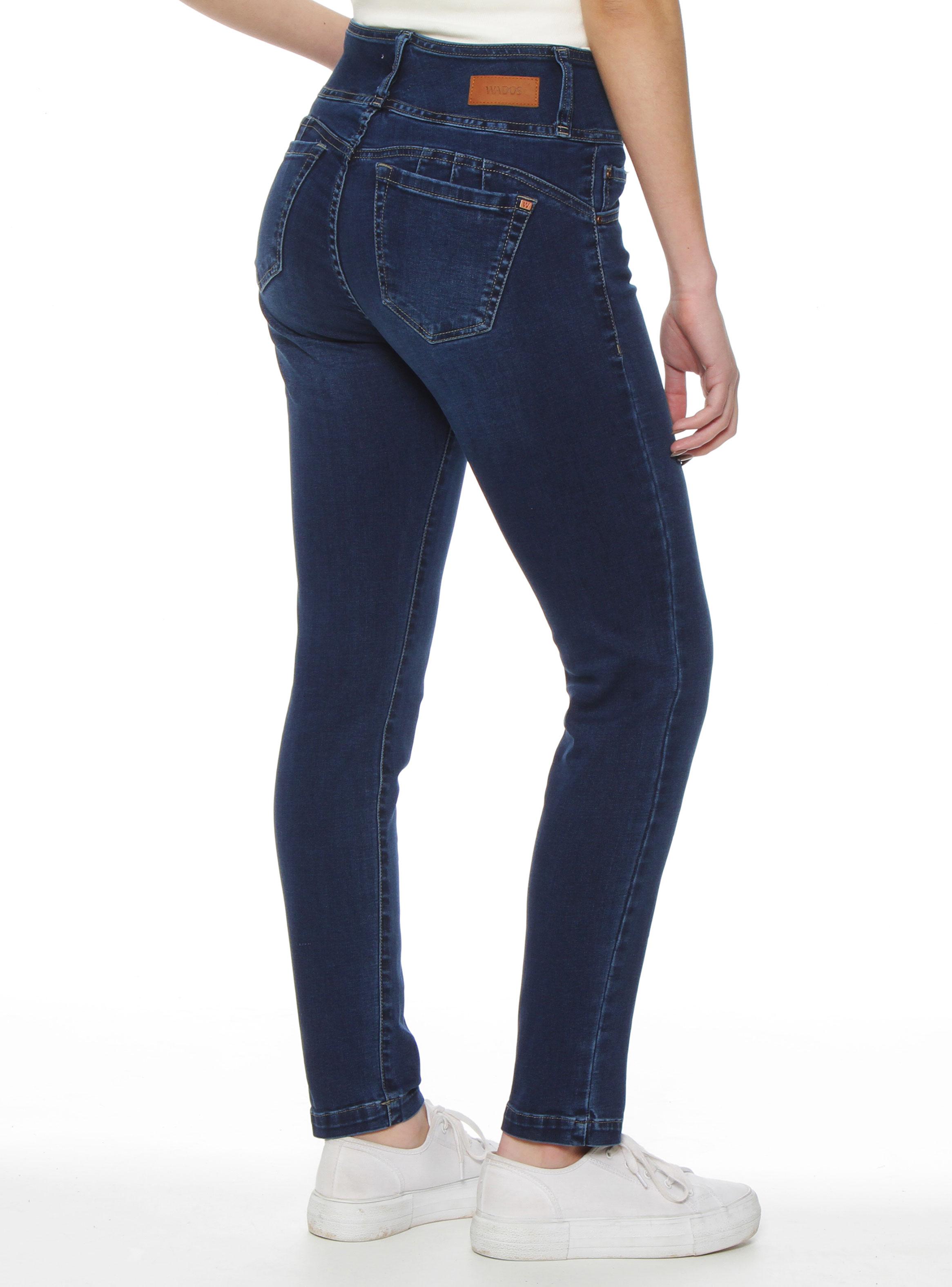 Jeans Pitillo Escultural Tiro Alto 3 Botones-1