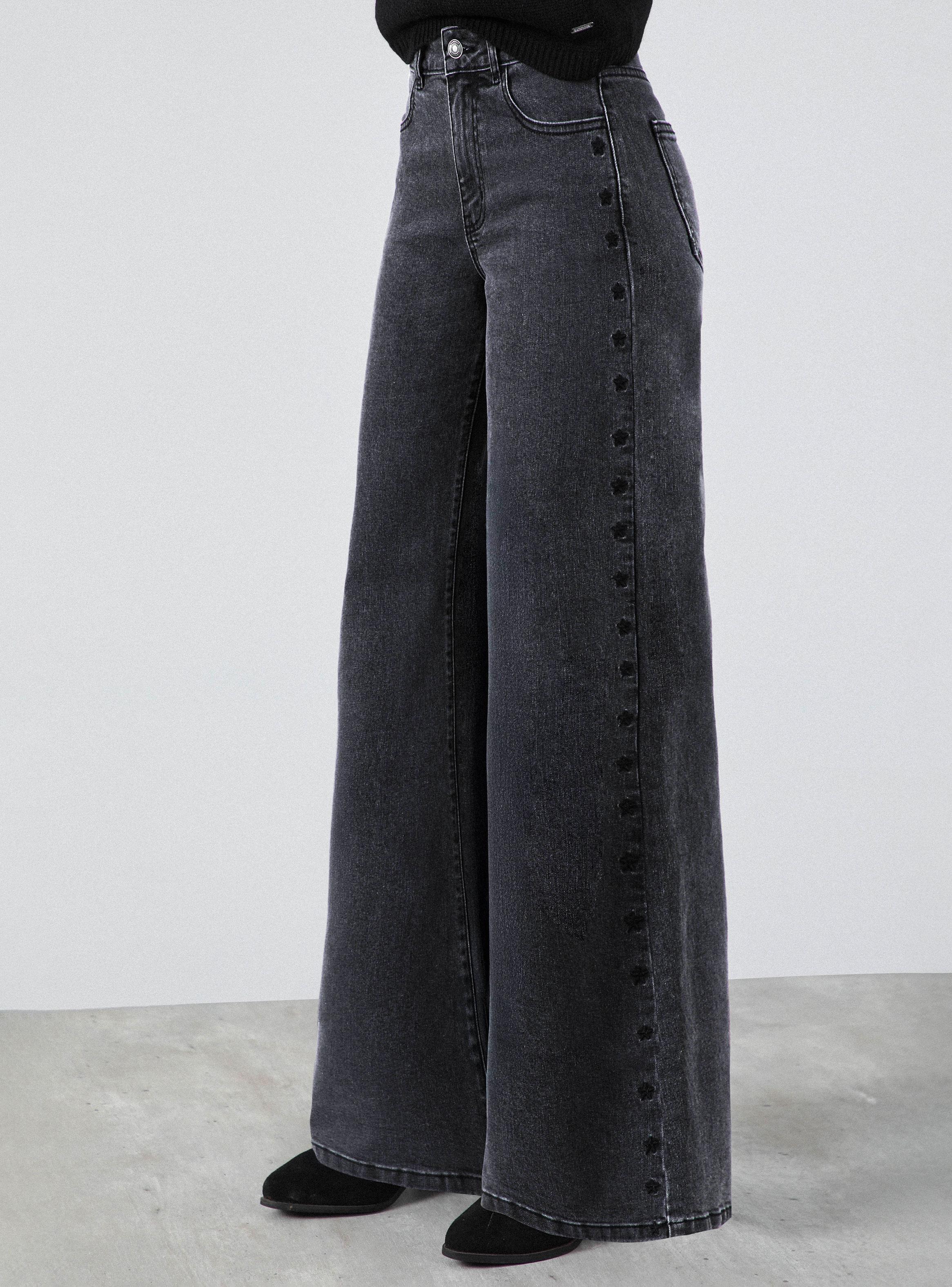 Jeans Pants Estrellas Bordadas-2