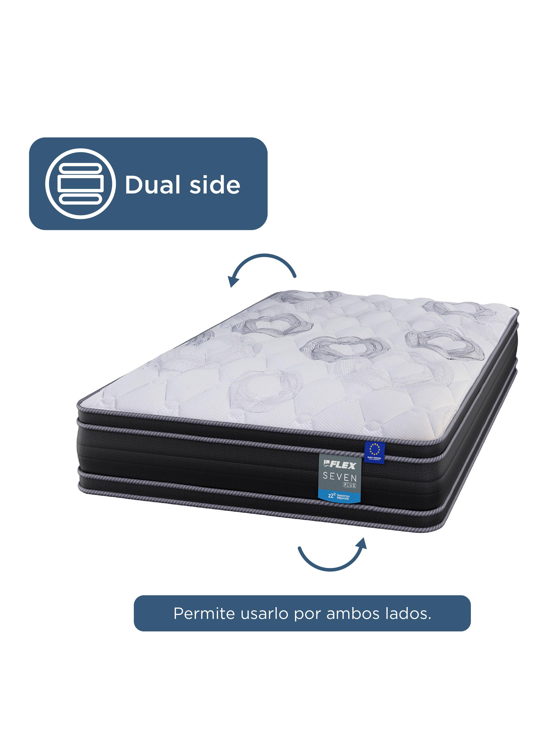 Colchón  Seven Plus 1.5 Plazas Box-2