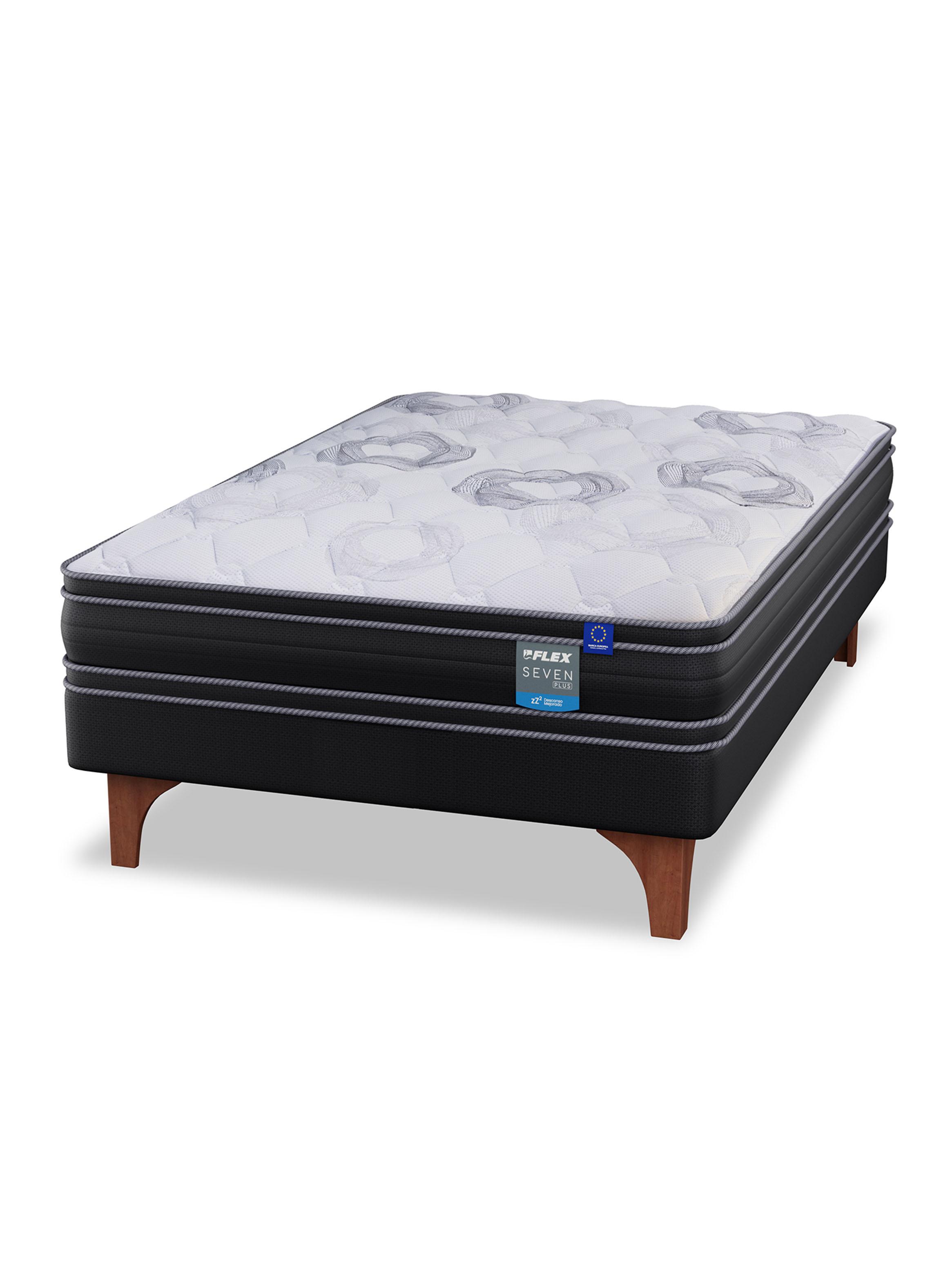 Cama Europea Seven Plus 1.5 Plazas Box-0