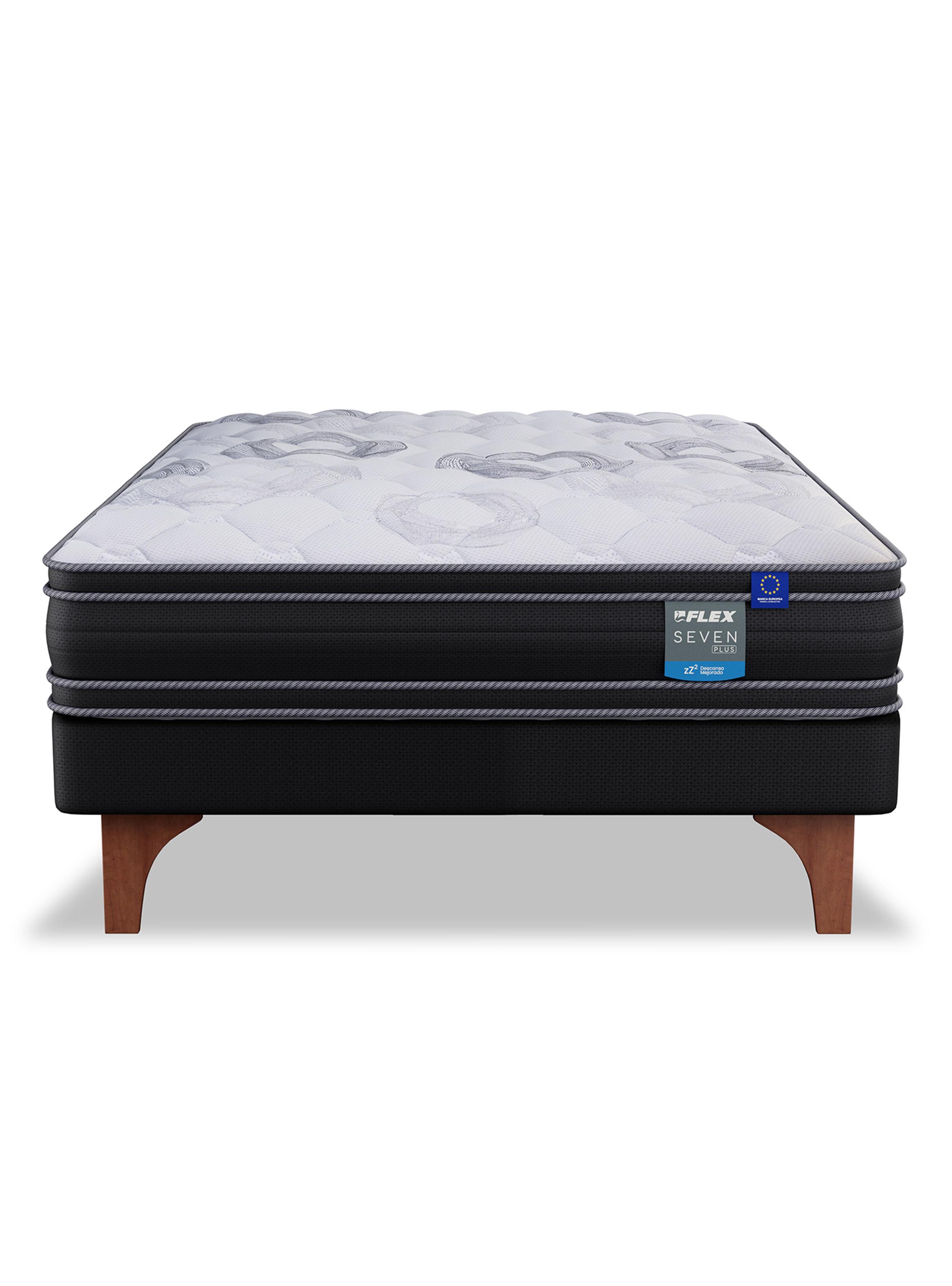 Cama Europea Seven Plus 1.5 Plazas Box-2