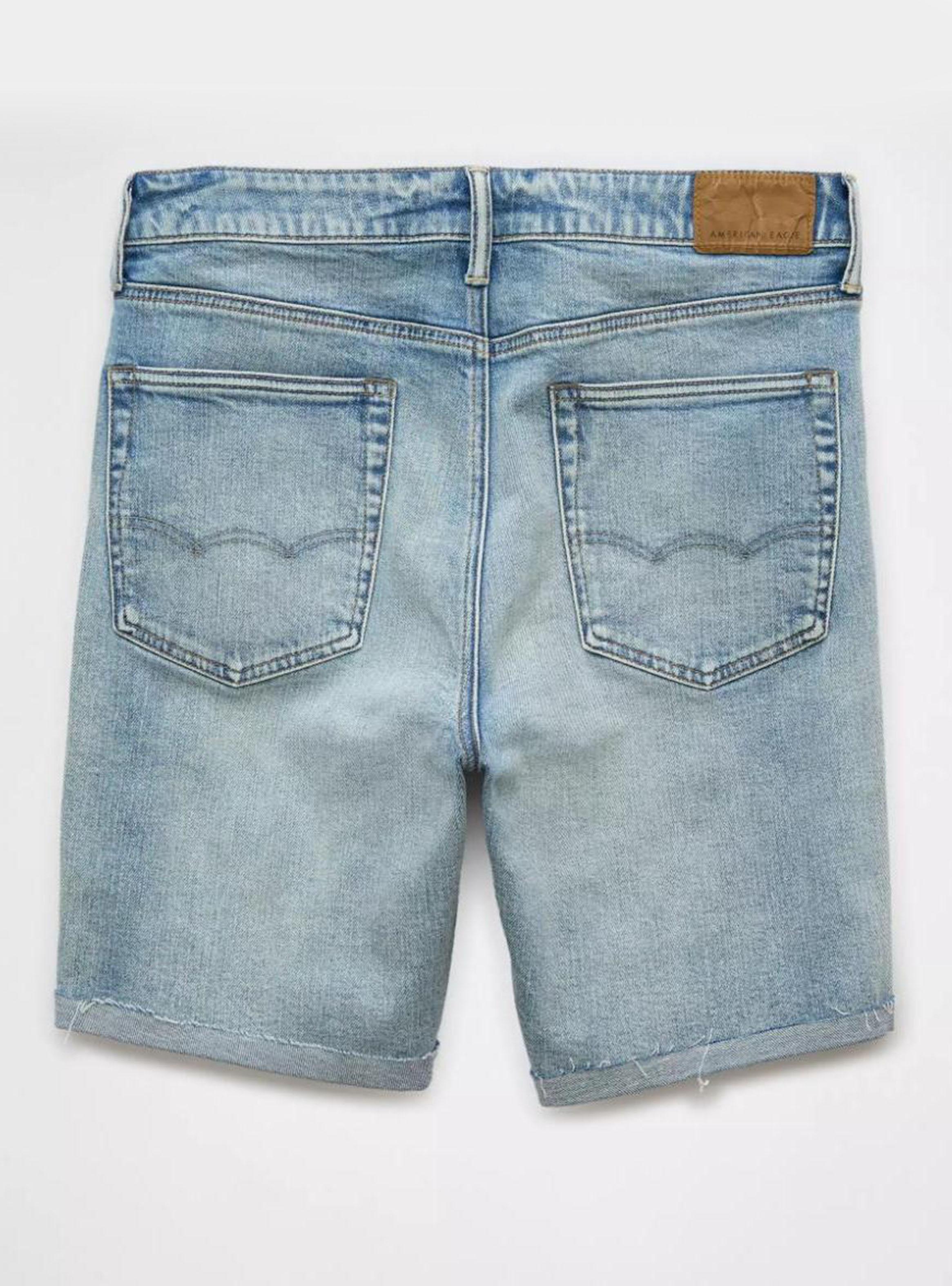 Short AE AirFlex+ Denim de 9 Gastado-4