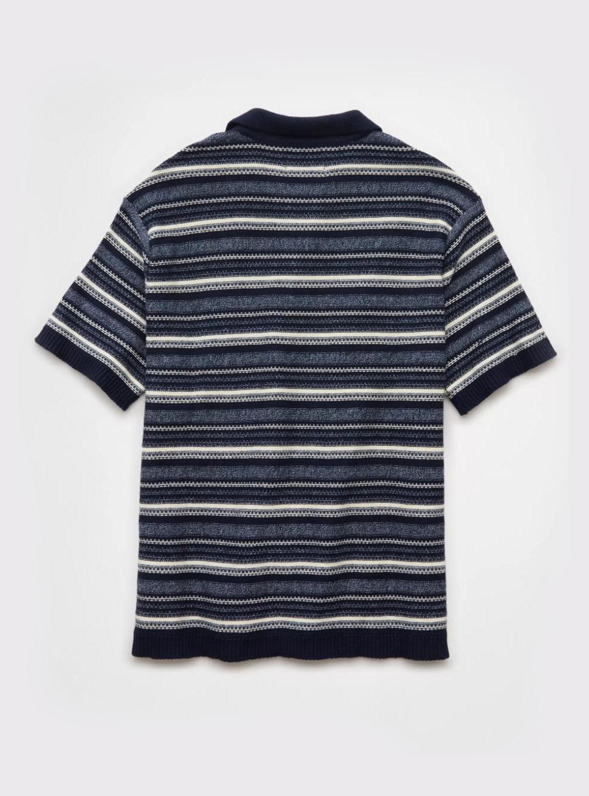 Camisa Polo AE Tejida Rayada-4