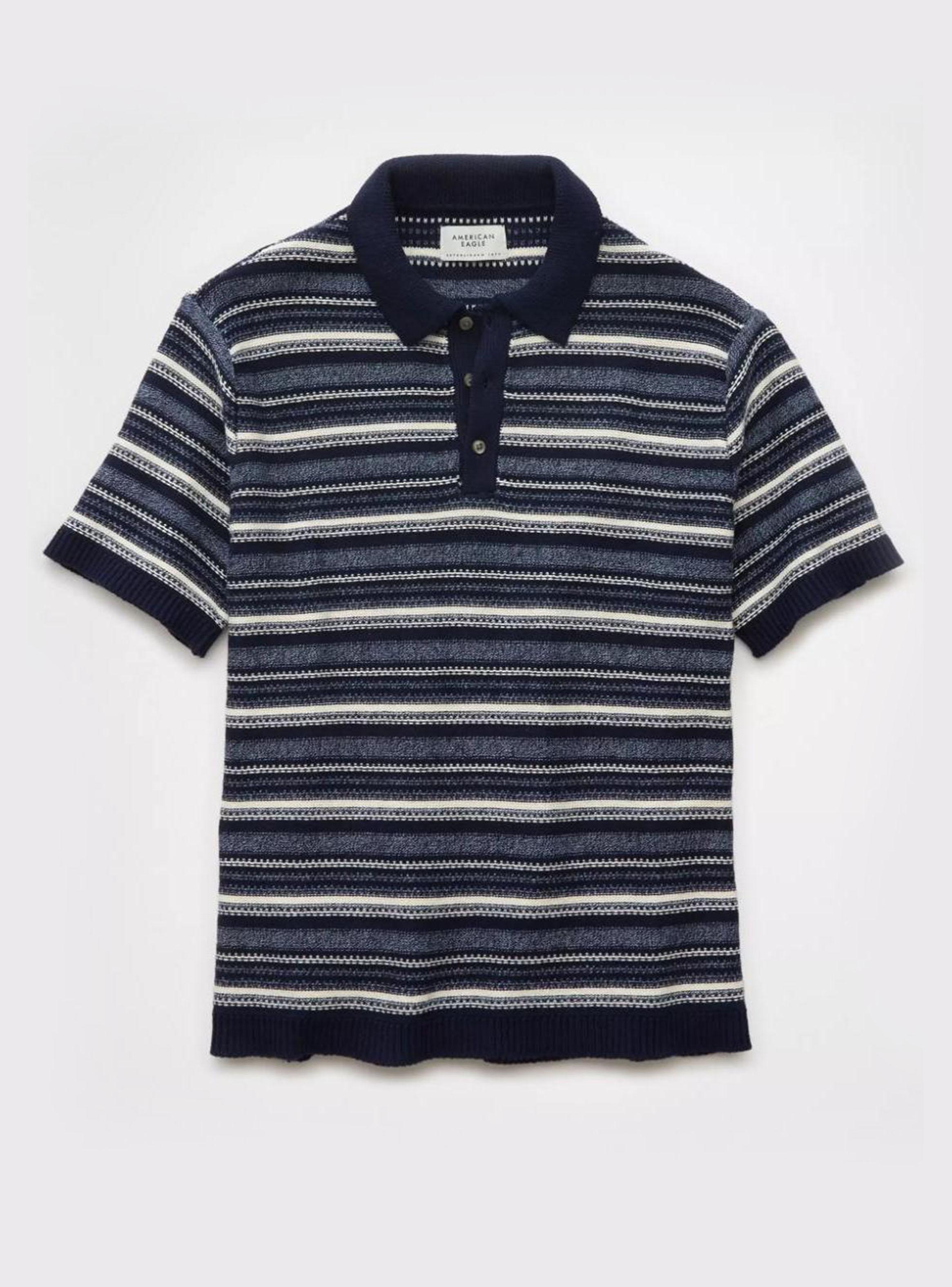 Camisa Polo AE Tejida Rayada-3